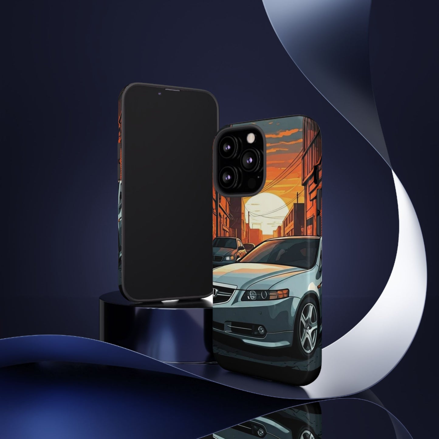 Acura TL Street Life-Dual Layer Ultra Tough Phone Case iPhone 13 Pro Glossy Printify by The Night Shift Automotive Apparel