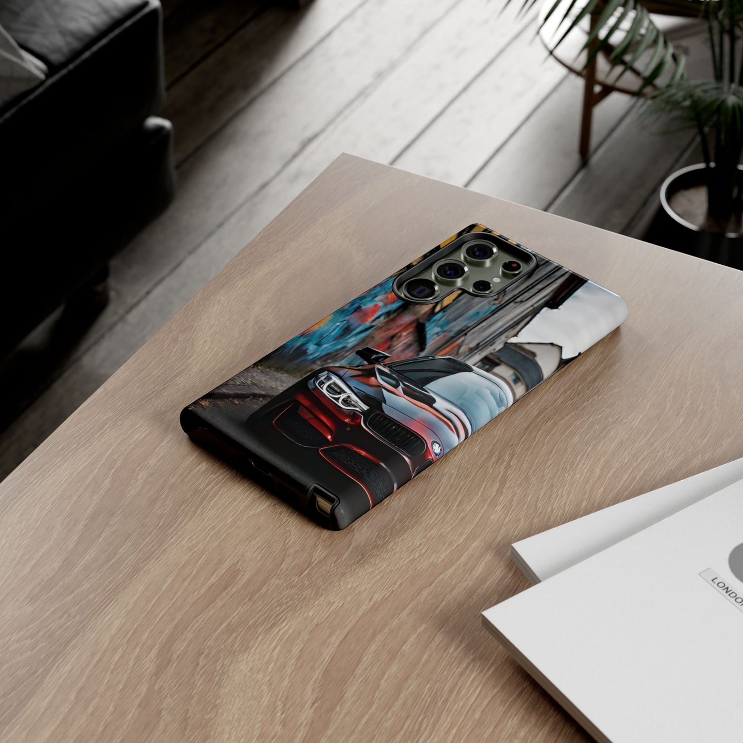 BMW M3/M4-Dual Layer Ultra Tough Phone Case Samsung Galaxy S23 Ultra Glossy Printify by The Night Shift Automotive Apparel