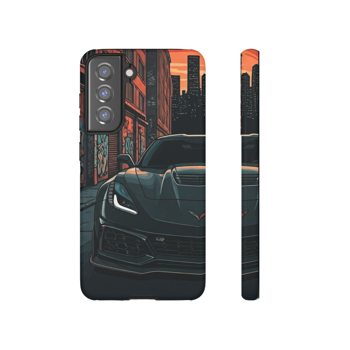 Chevy Corvette C7 Street Life-Dual Layer Ultra Tough Phone Case Printify by The Night Shift Automotive Apparel