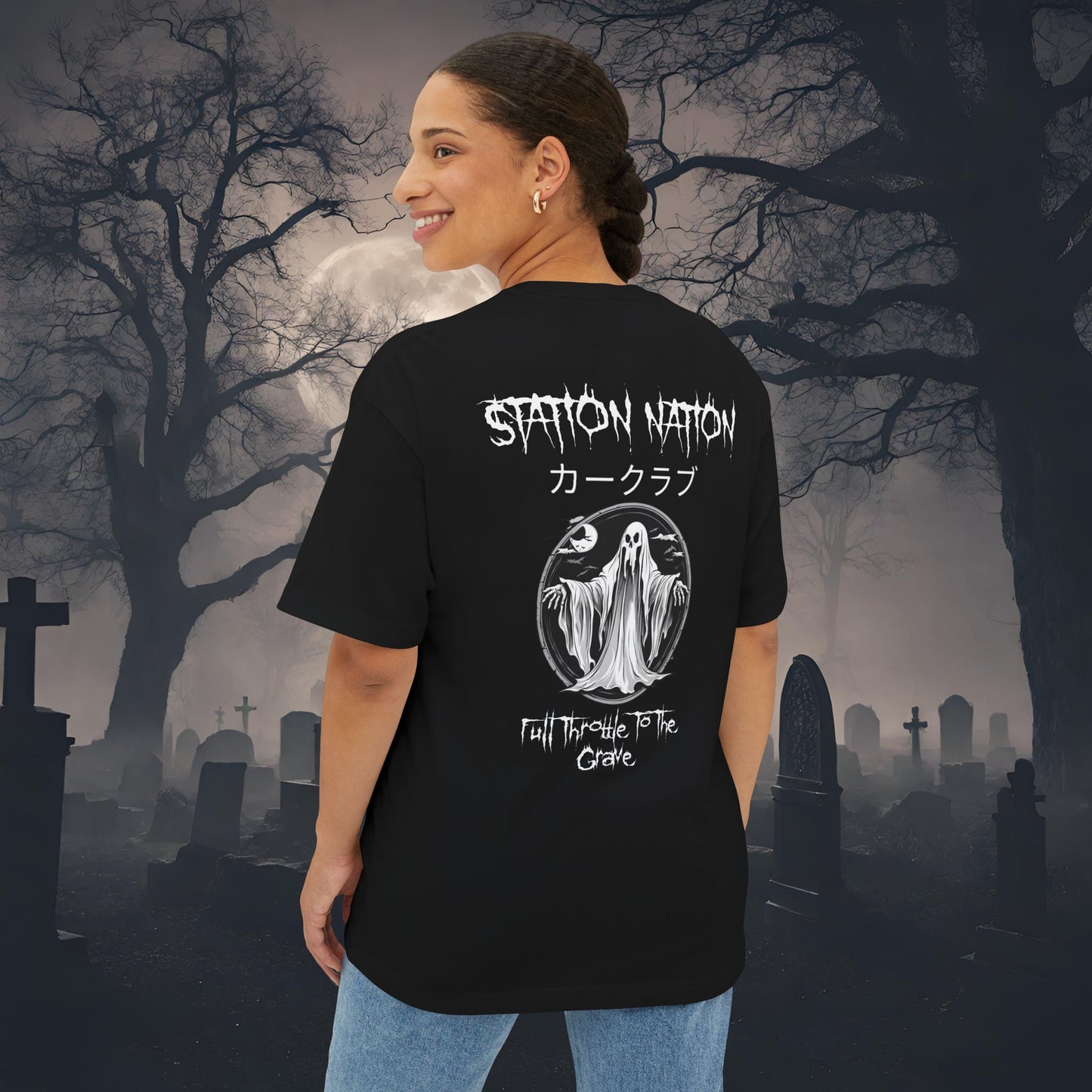 👻 HALLOWEEN LIMITED EDITION-Premium, Ultra Soft Oversized Boxy Tee
