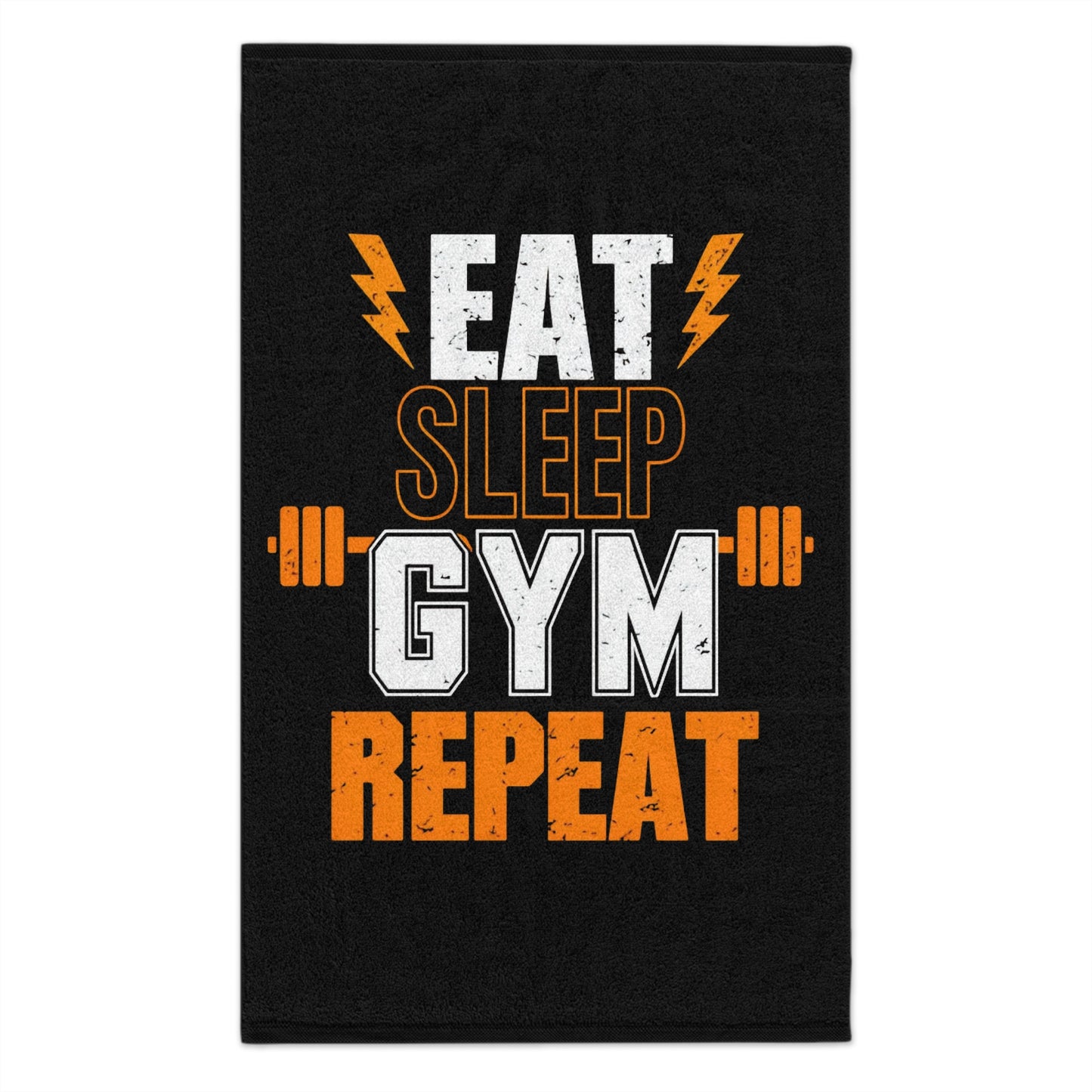Eat, Sleep, Gym, Repeat-Gym Towel( 11x18) Printify by The Night Shift Automotive Apparel