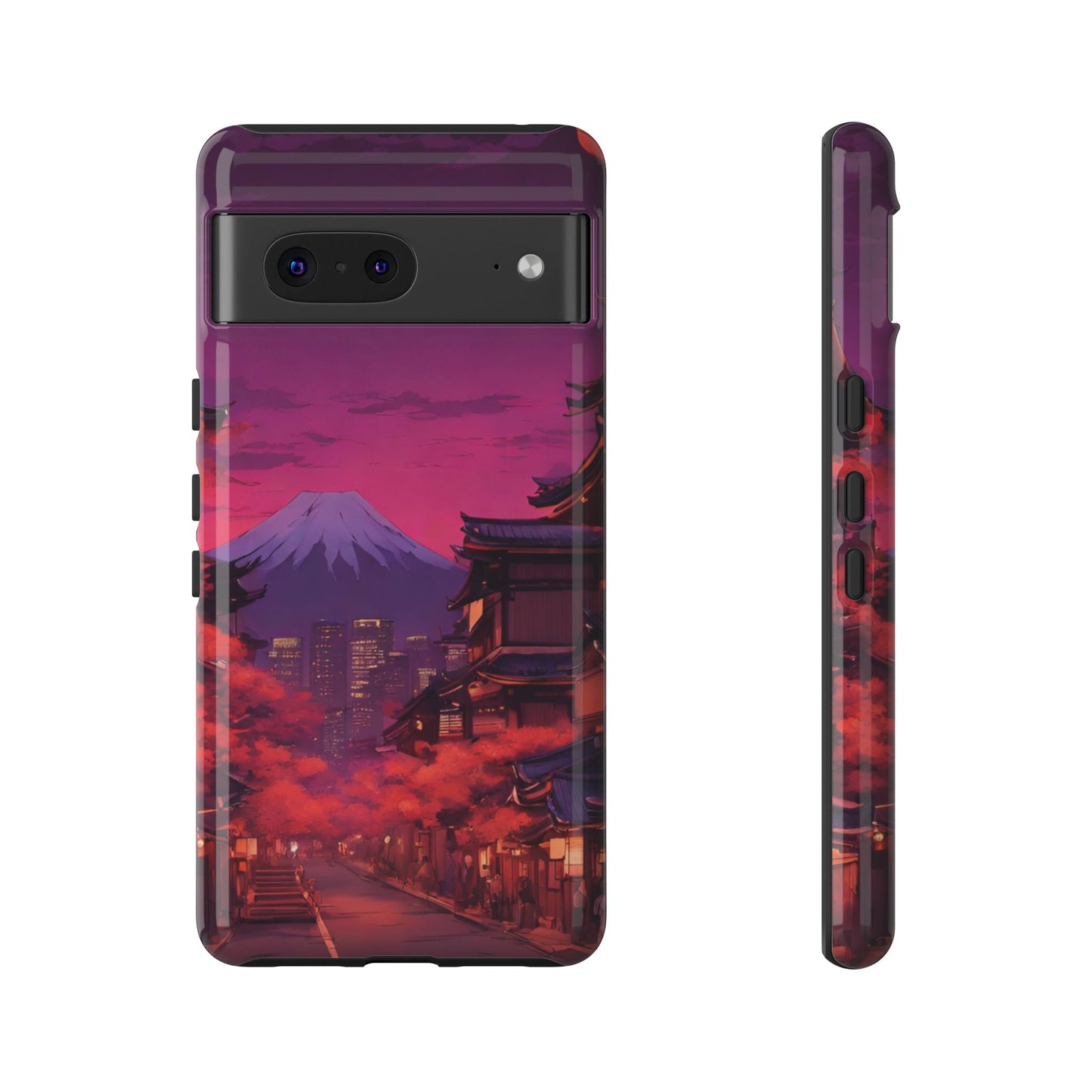 Traditional Japanese Village Countryside-Dual Layer Ultra Tough Phone Case Printify by The Night Shift Automotive Apparel