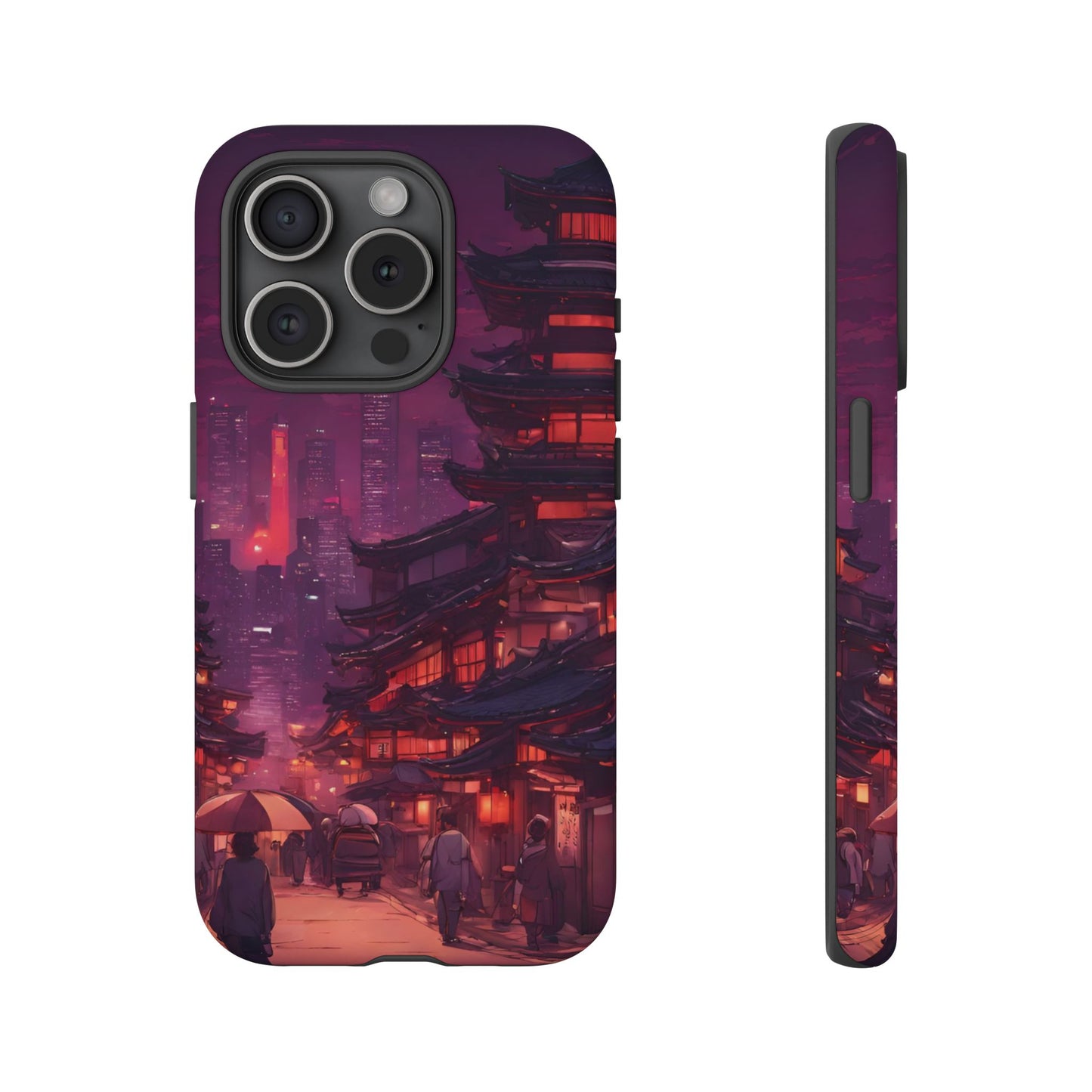 Traditional Japanese Village Countryside-Dual Layer Ultra Tough Phone Case Printify by The Night Shift Automotive Apparel