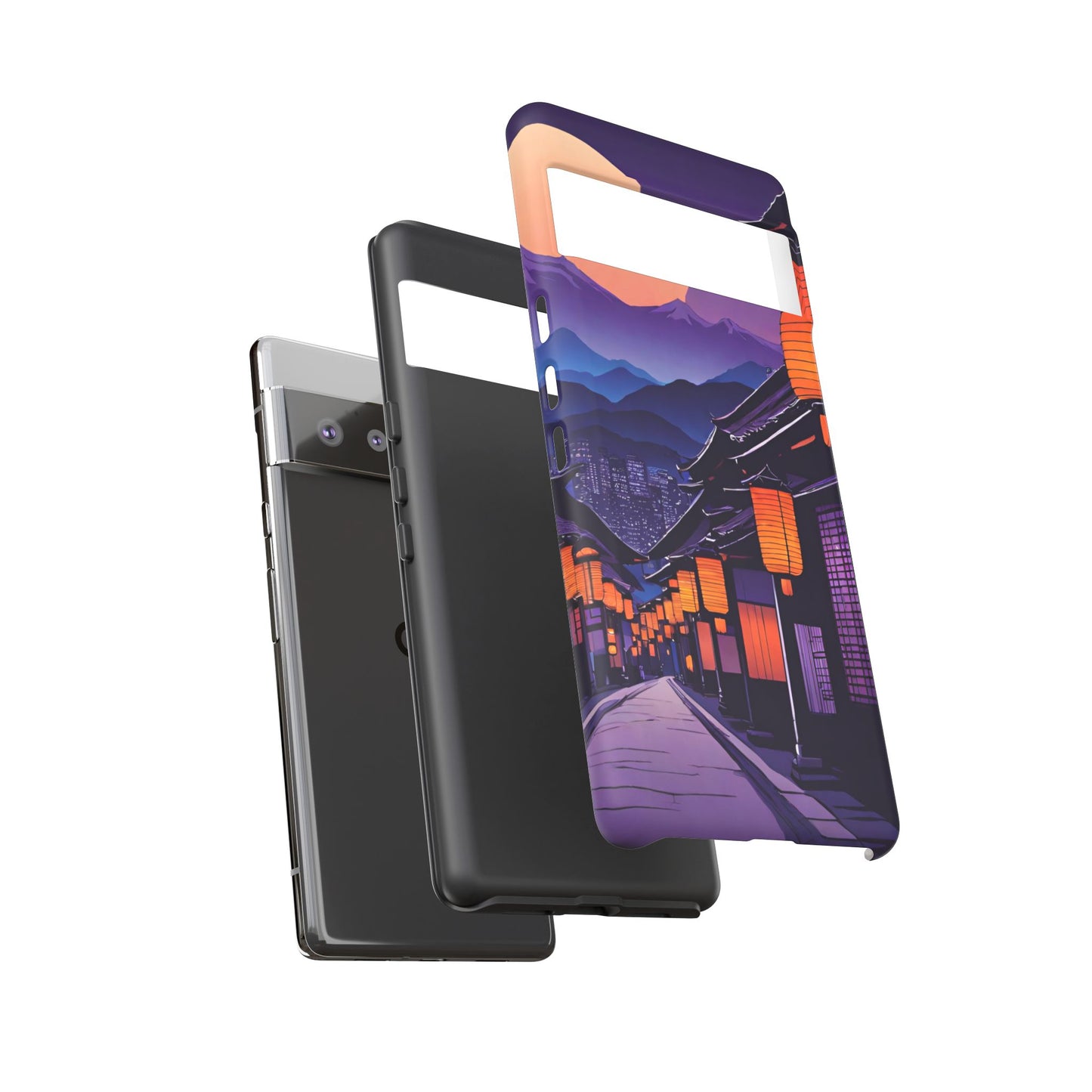 Traditional Japanese Village Countryside-Dual Layer Ultra Tough Phone Case Printify by The Night Shift Automotive Apparel