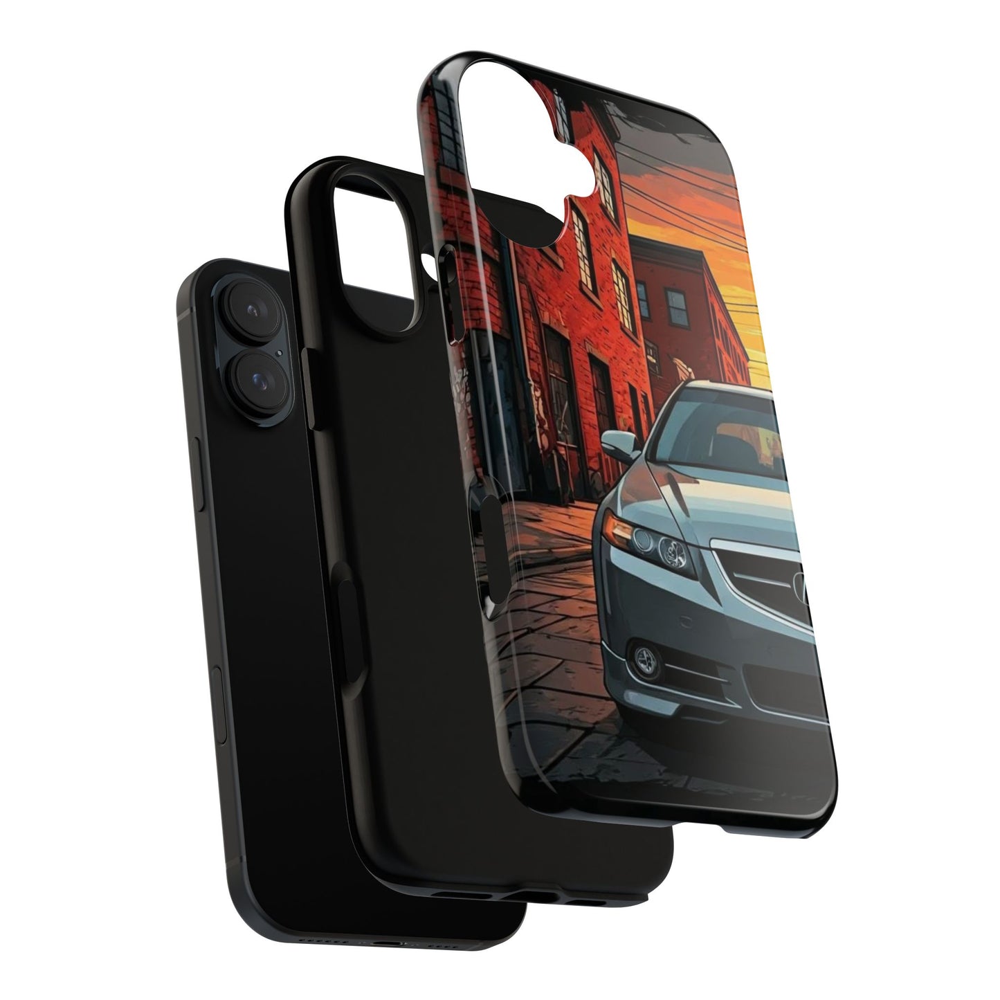 Acura TL Street Life-Dual Layer Ultra Tough Phone Case Printify by The Night Shift Automotive Apparel