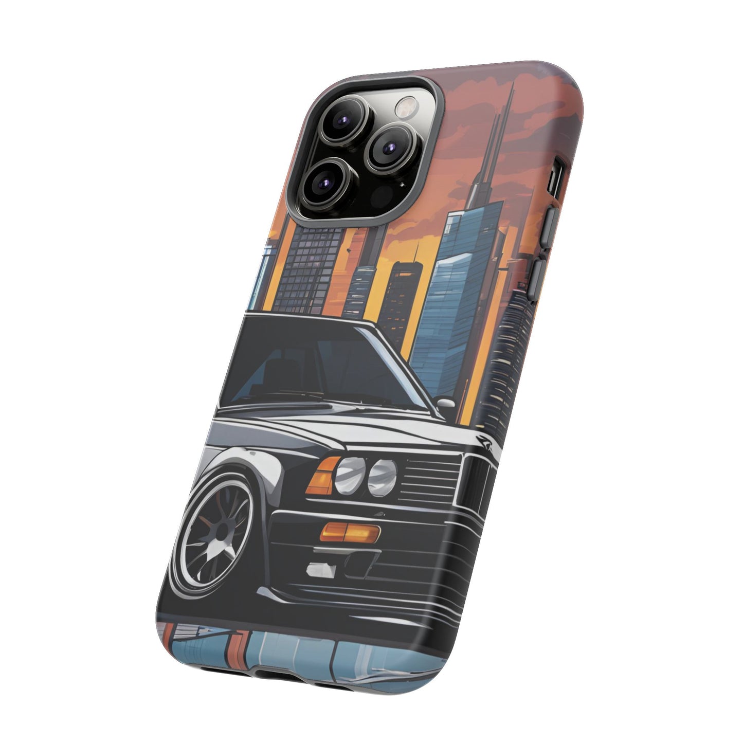 BMW E30 M3-Dual Layer Ultra Tough Phone Case Printify by The Night Shift Automotive Apparel