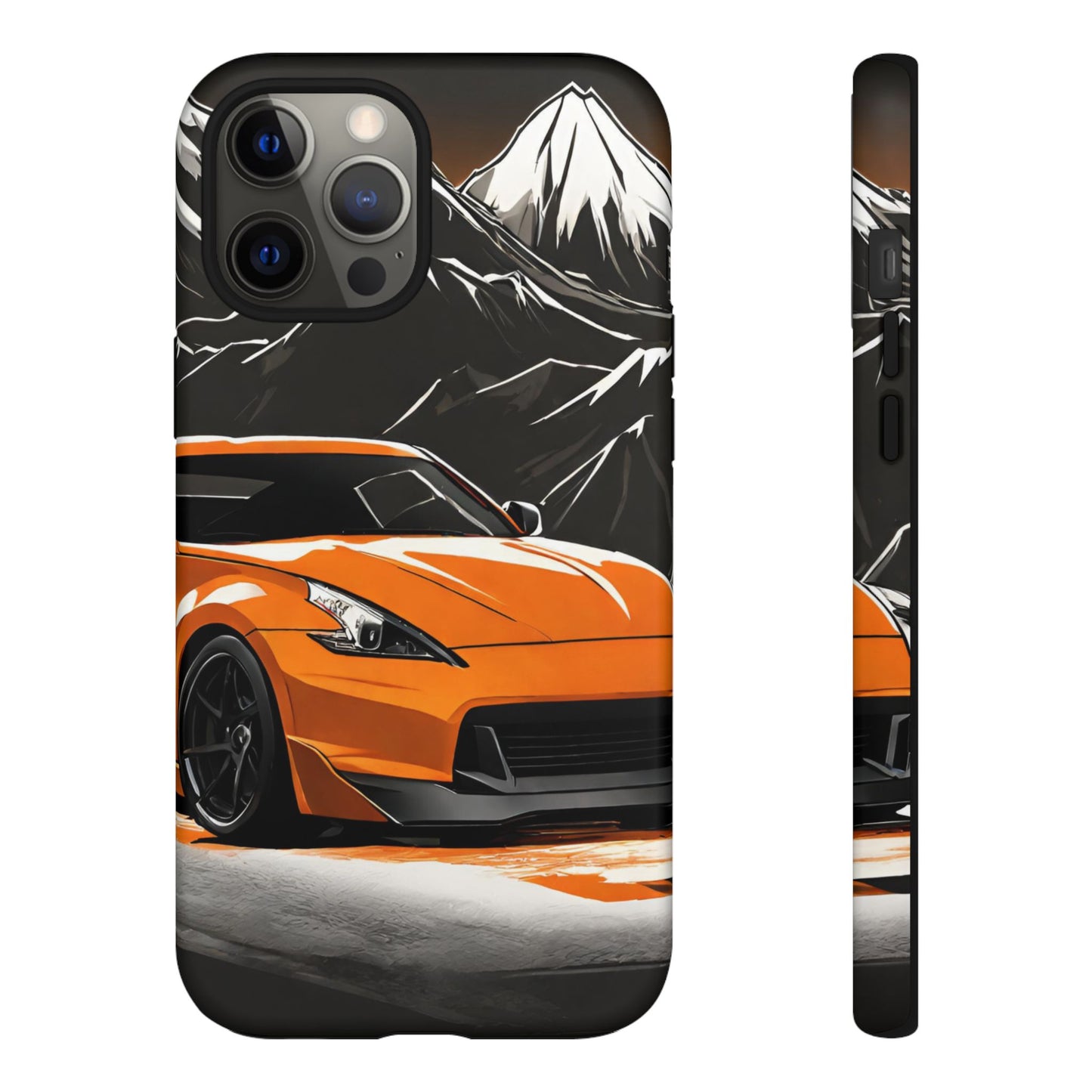 Nissan 370Z Mt Fuji-Dual Layer Ultra Tough Phone Case iPhone 12 Pro Max Matte Printify by The Night Shift Automotive Apparel