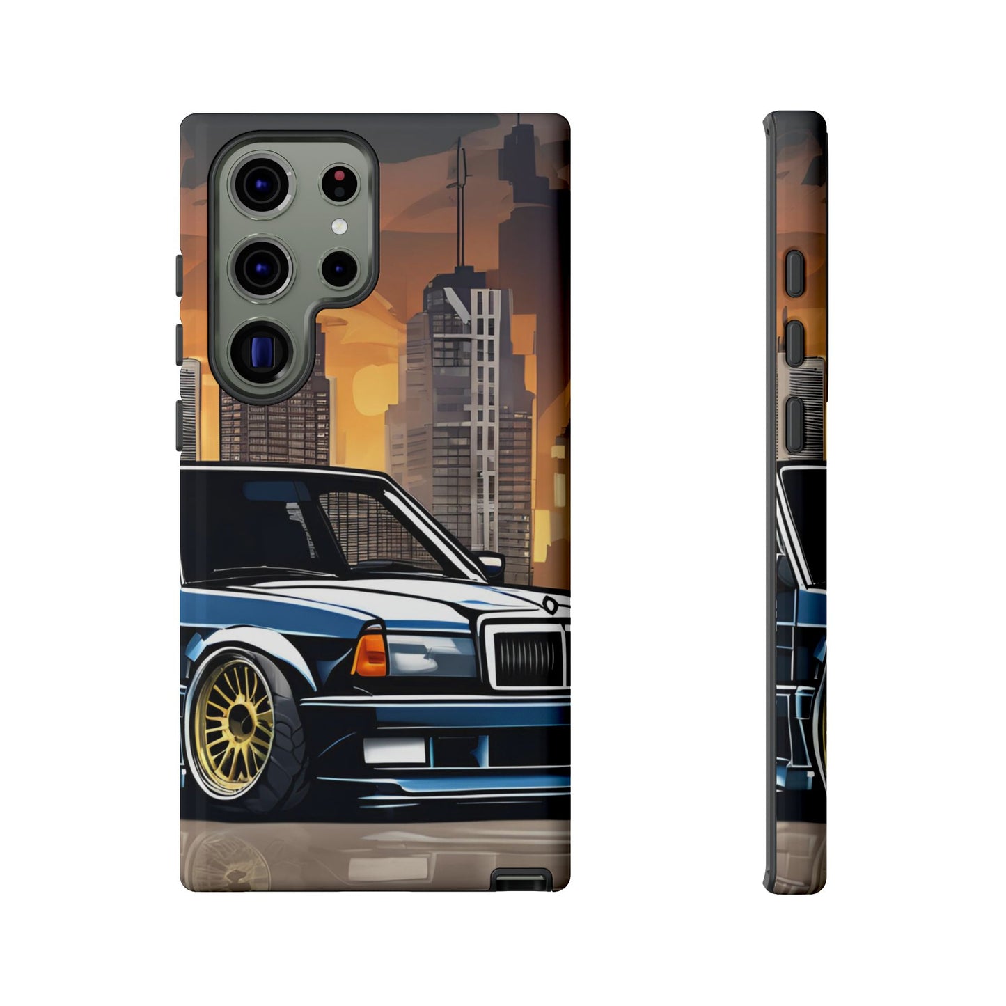 Mercedes Benz 190e Evo-Dual Layer Ultra Tough Phone Case Printify by The Night Shift Automotive Apparel