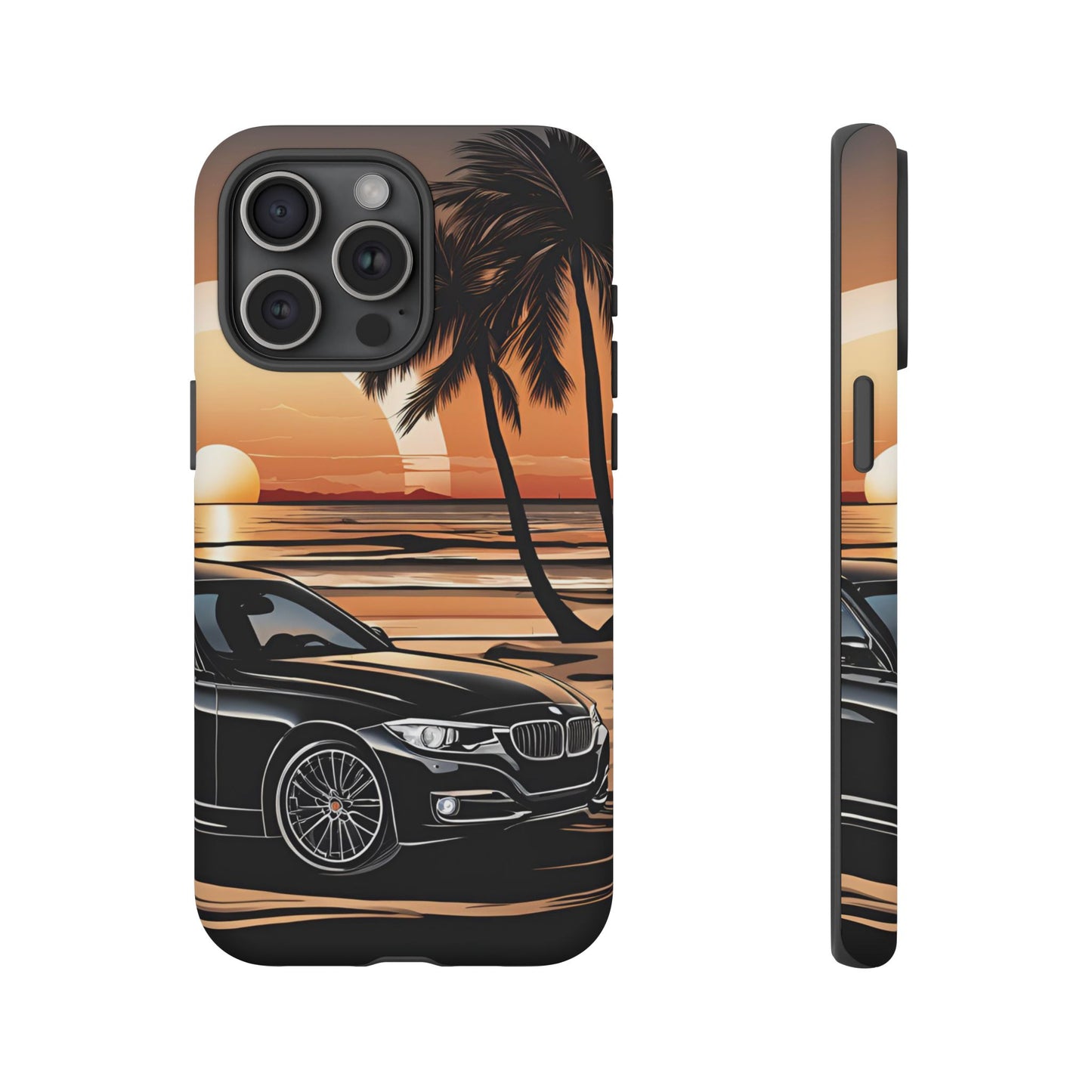 BMW Sunset On The Beach-Dual Layer Ultra Tough Phone Case Printify by The Night Shift Automotive Apparel