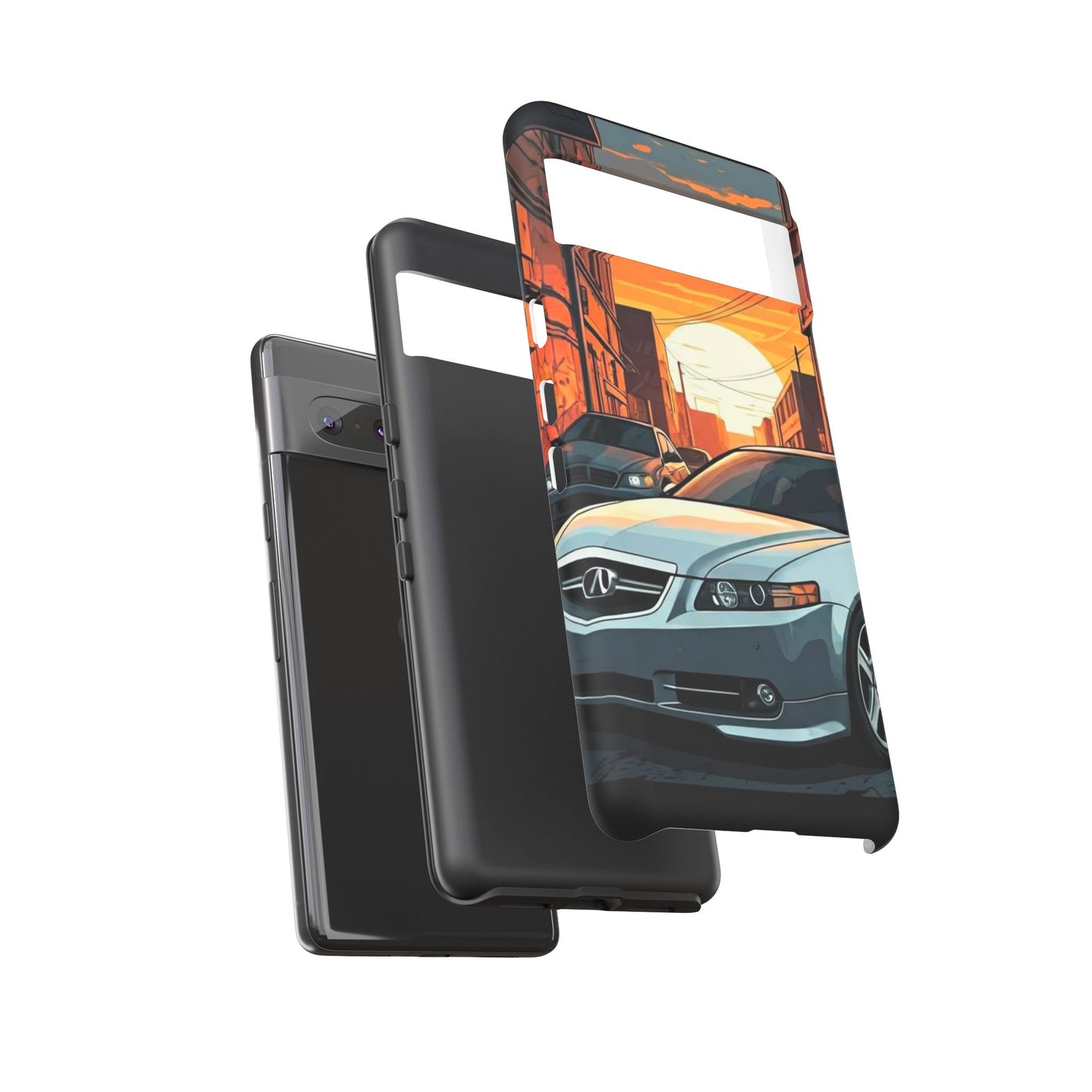 Acura TL Street Life-Dual Layer Ultra Tough Phone Case Printify by The Night Shift Automotive Apparel