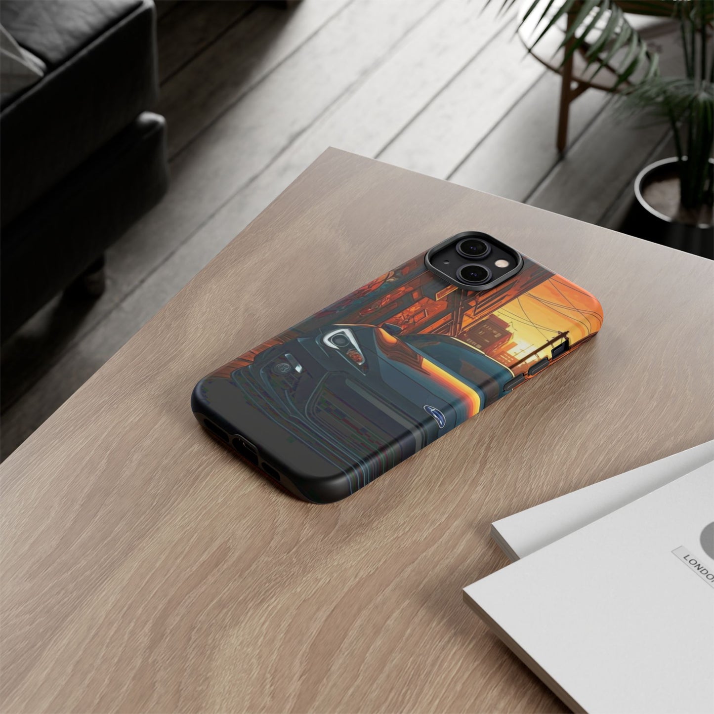 Subaru BRZ Street Life-Dual Layer Ultra Tough Phone Case iPhone 14 Plus Matte Printify by The Night Shift Automotive Apparel