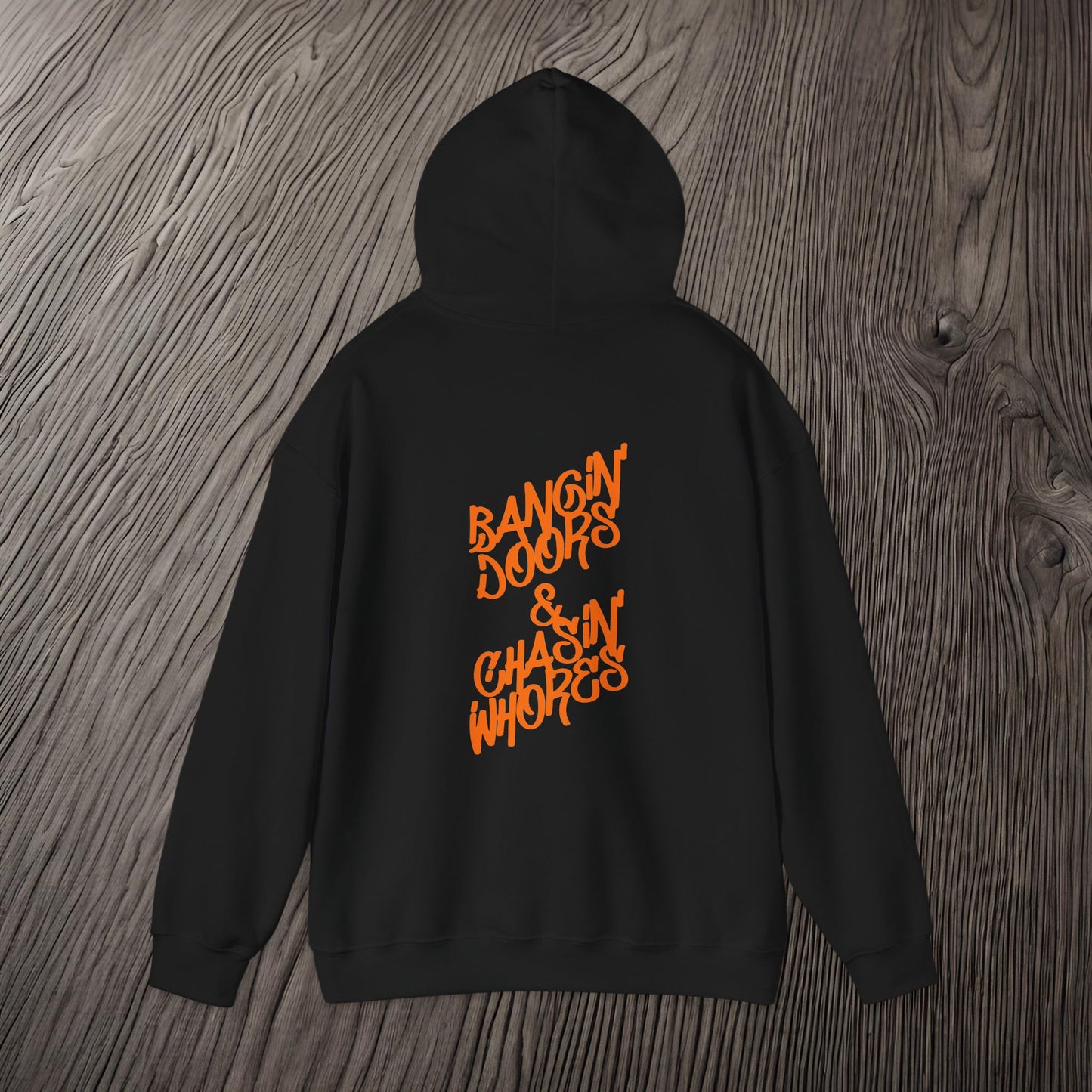 Bangin' Doors & Chasin' Whores-Ultra Soft, Premium Hoodie Printify by The Night Shift Automotive Apparel