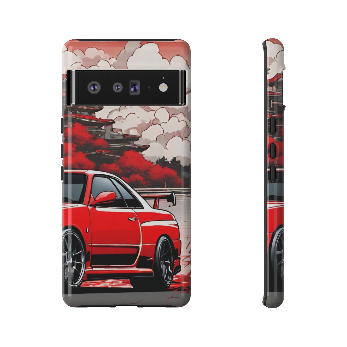 Nissan Skyline R34-Dual Layer Ultra Tough Phone Case Printify by The Night Shift Automotive Apparel