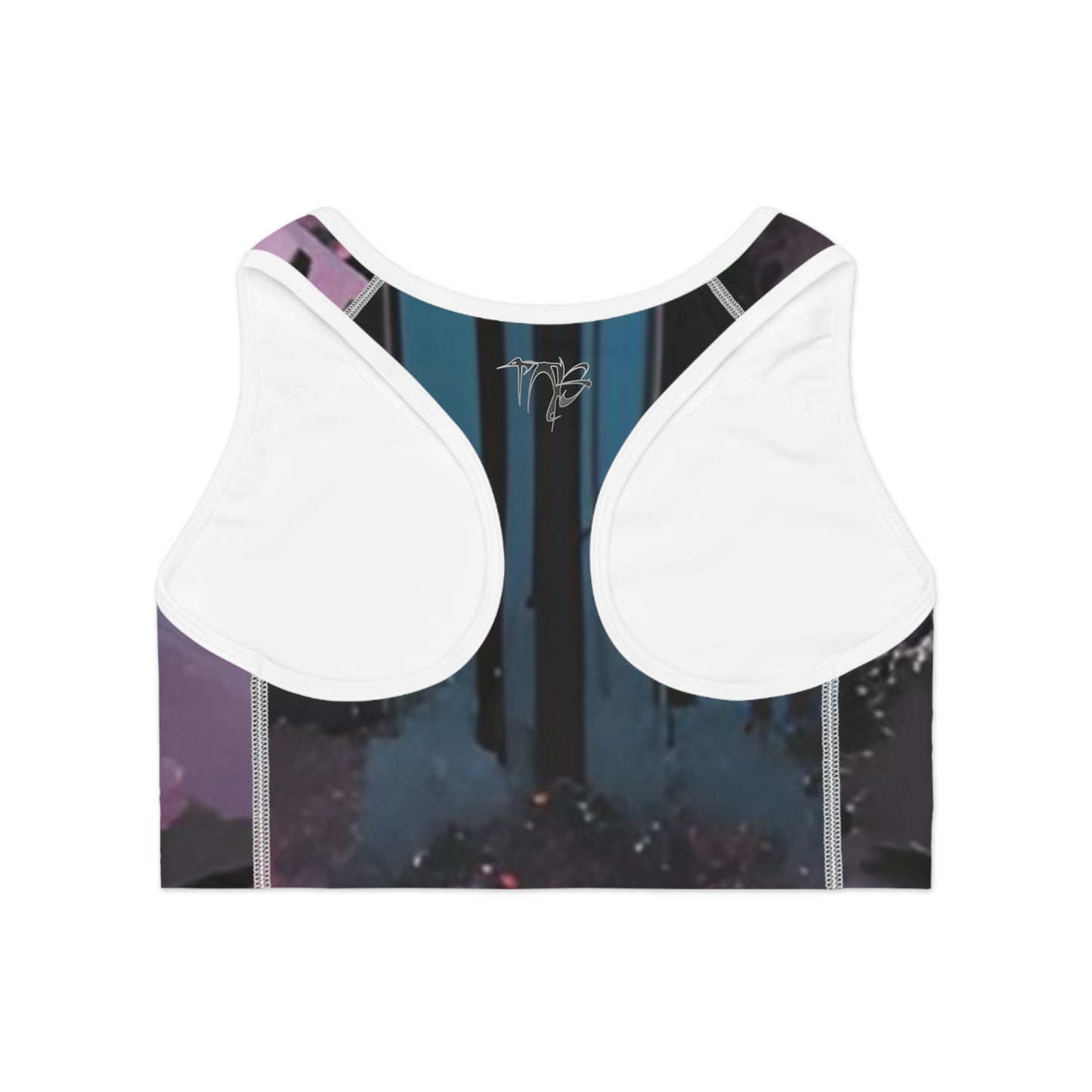 Women's Sports Bra Printify by The Night Shift Automotive Apparel