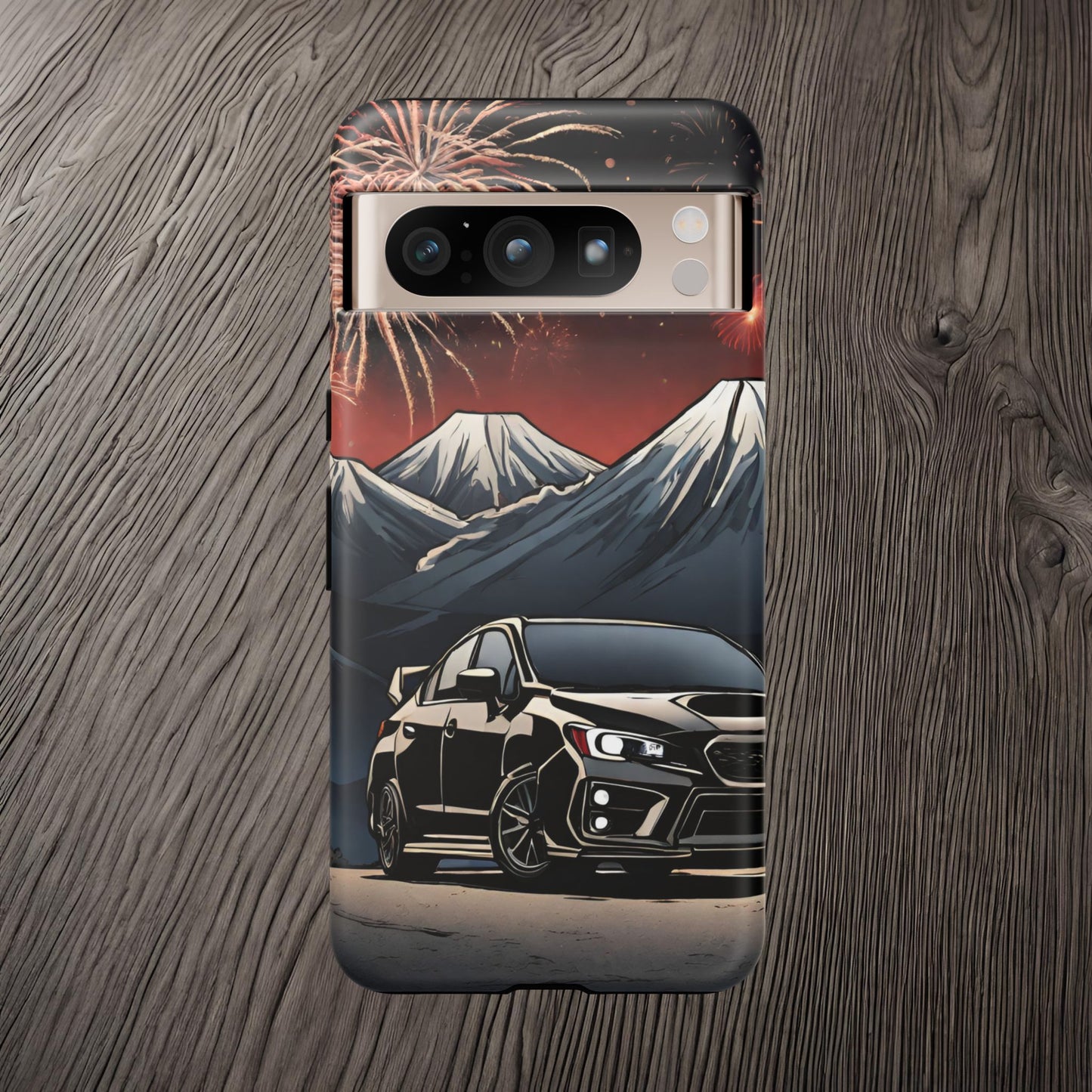 Subaru WRX/STI Fireworks-Dual Layer Ultra Tough Phone Case Google Pixel 8 Pro Matte Printify by The Night Shift Automotive Apparel