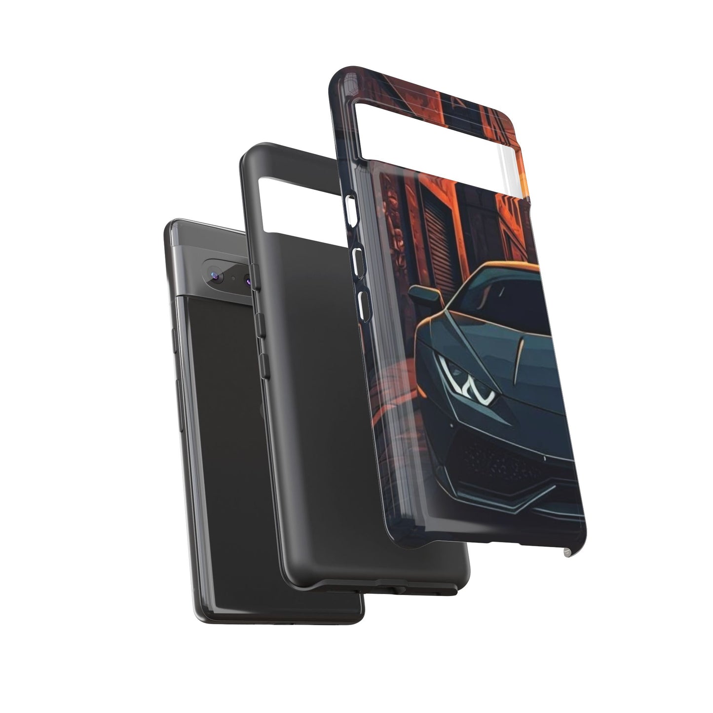 Lamborghini Huracan Street Life-Dual Layer Ultra Tough Phone Case Printify by The Night Shift Automotive Apparel