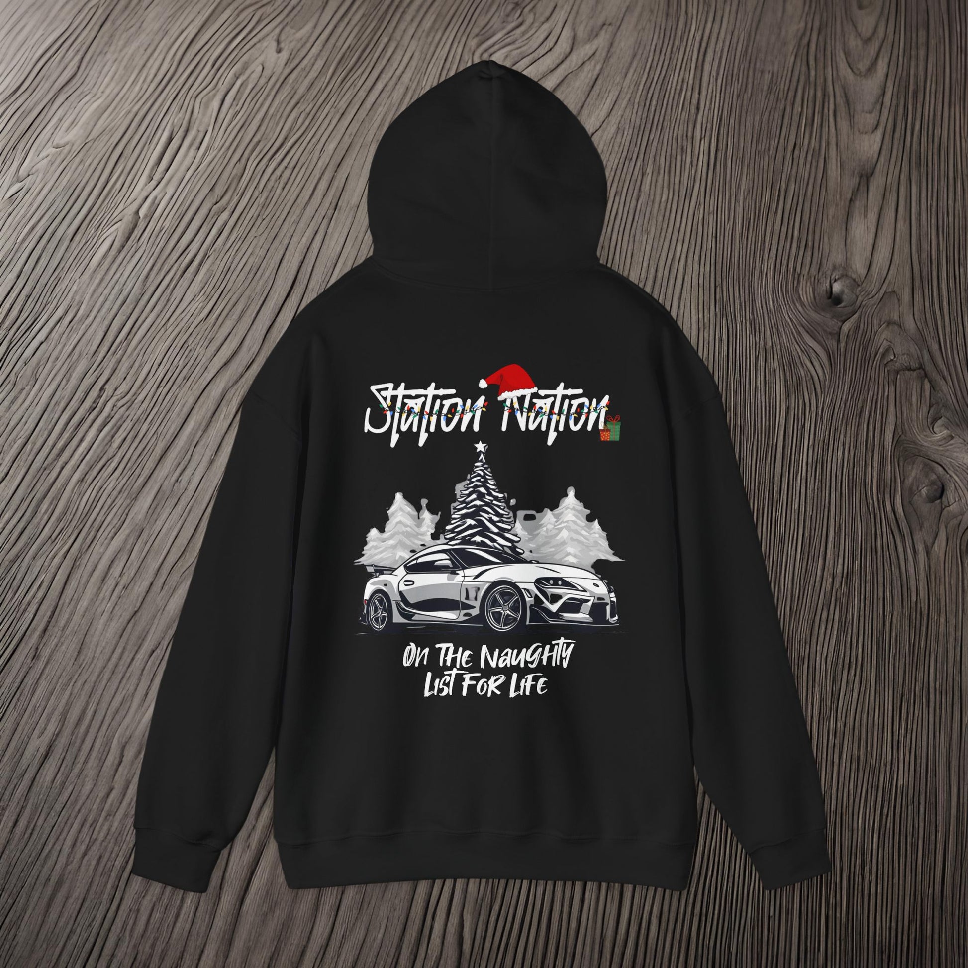 🎁 Christmas Limited Edition Station Nation-Ultra Soft, Premium Hoodie Printify by The Night Shift Automotive Apparel