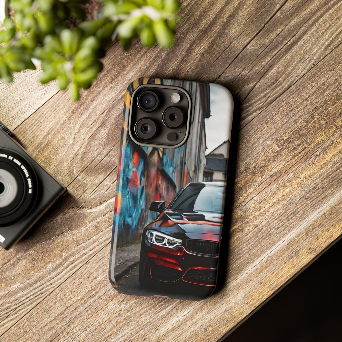 BMW M3/M4-Dual Layer Ultra Tough Phone Case iPhone 15 Pro Glossy Printify by The Night Shift Automotive Apparel