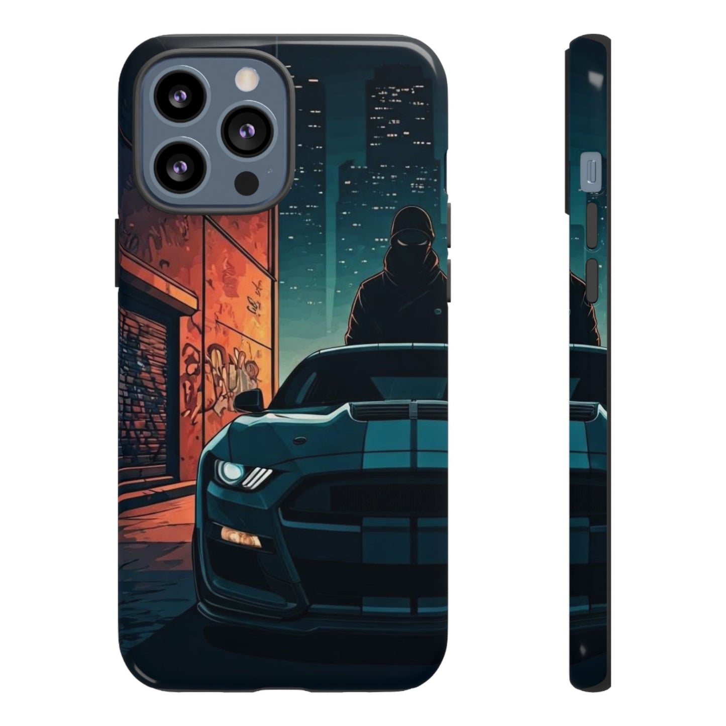 Ford Mustang Shelby GT350 Street Life-Dual Layer Ultra Tough Phone Case Printify by The Night Shift Automotive Apparel