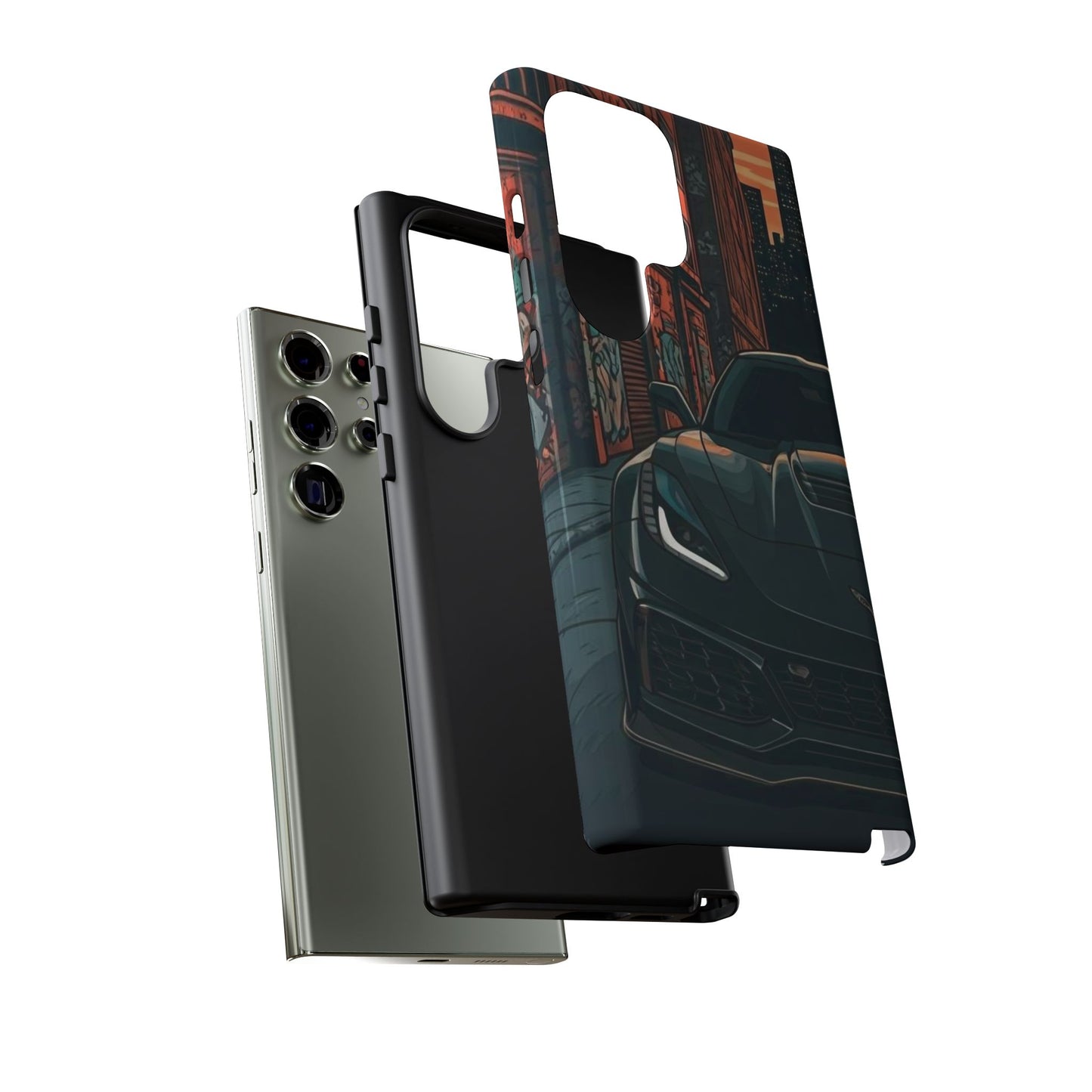 Chevy Corvette C7 Street Life-Dual Layer Ultra Tough Phone Case Printify by The Night Shift Automotive Apparel