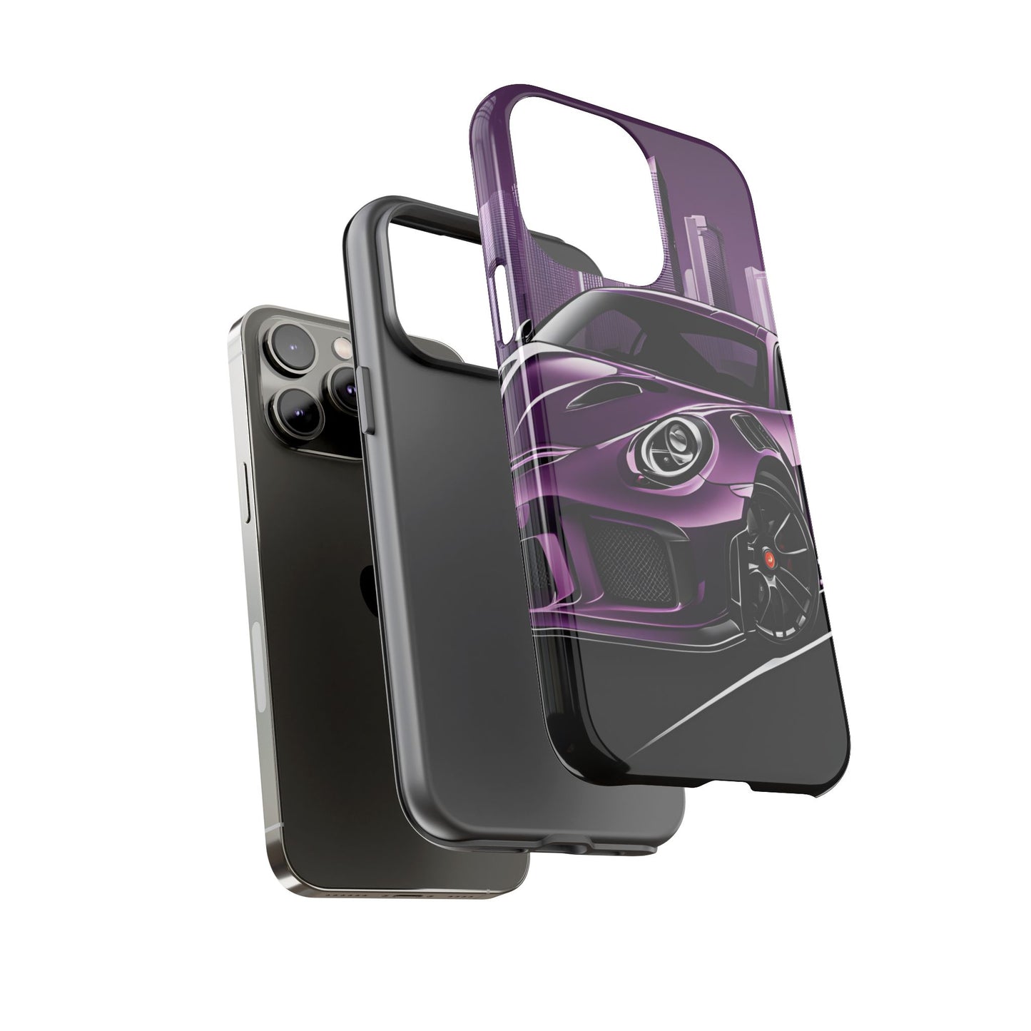 Porsche 911 GT3 RS-Dual Layer Ultra Tough Phone Case Printify by The Night Shift Automotive Apparel