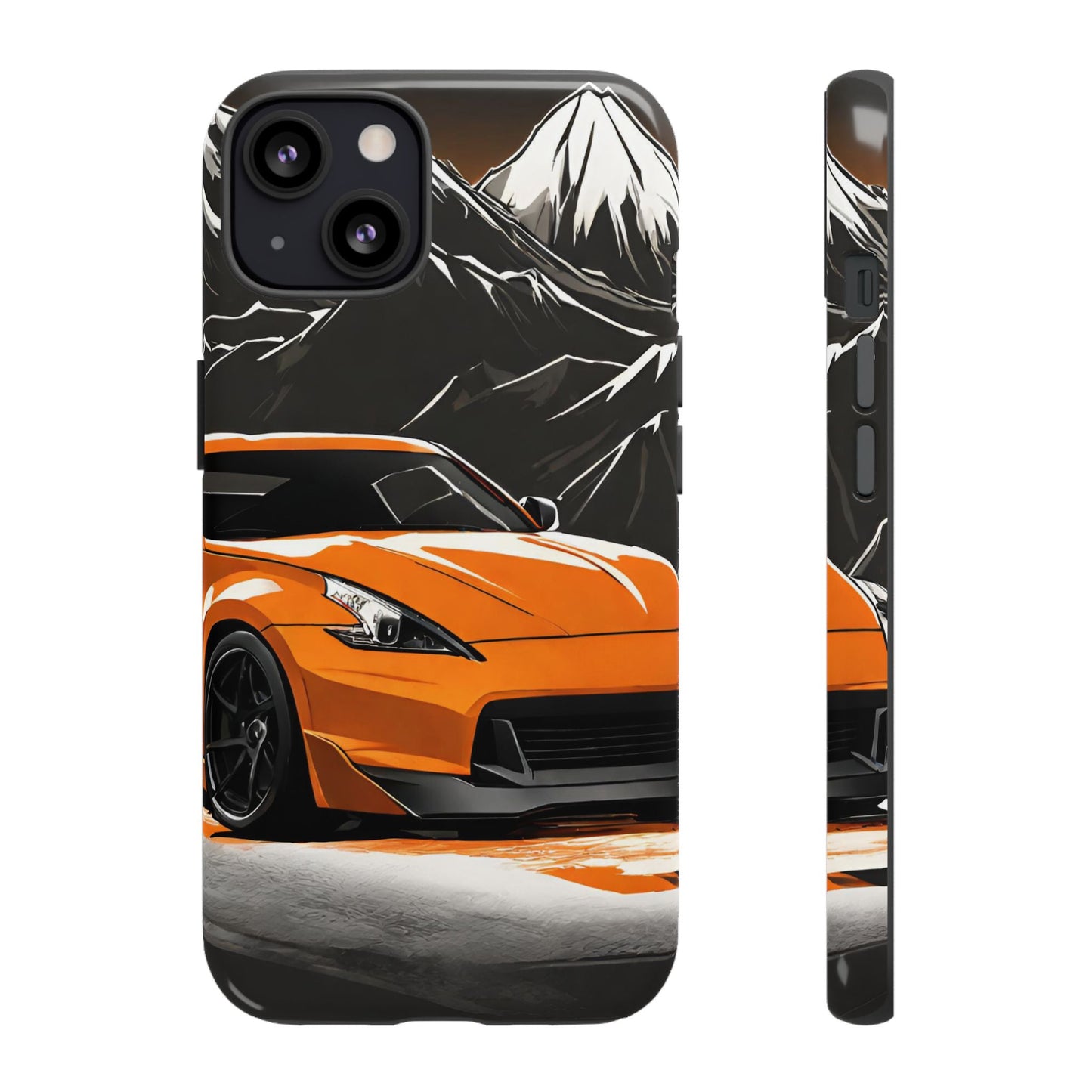 Nissan 370Z Mt Fuji-Dual Layer Ultra Tough Phone Case Printify by The Night Shift Automotive Apparel
