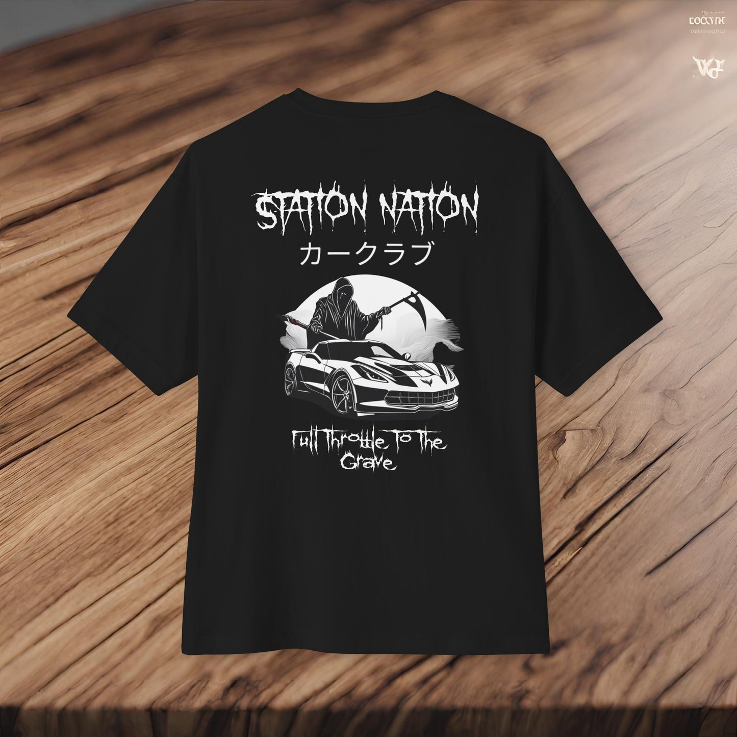 👻 HALLOWEEN LIMITED EDITION Chevy Corvette-Premium, Ultra Soft Oversized Boxy Tee