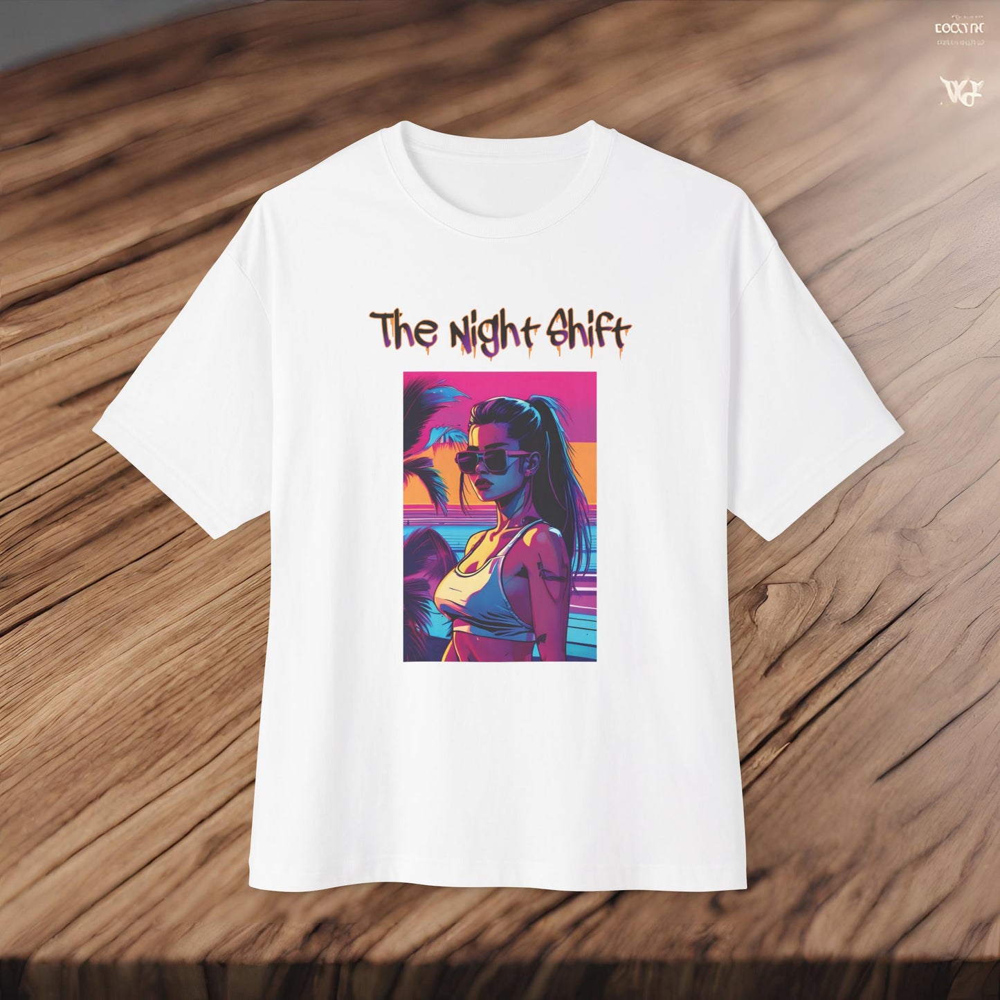 Heatwave-Premium, Ultra Soft Unisex Oversized Boxy Tee Printify by The Night Shift Automotive Apparel