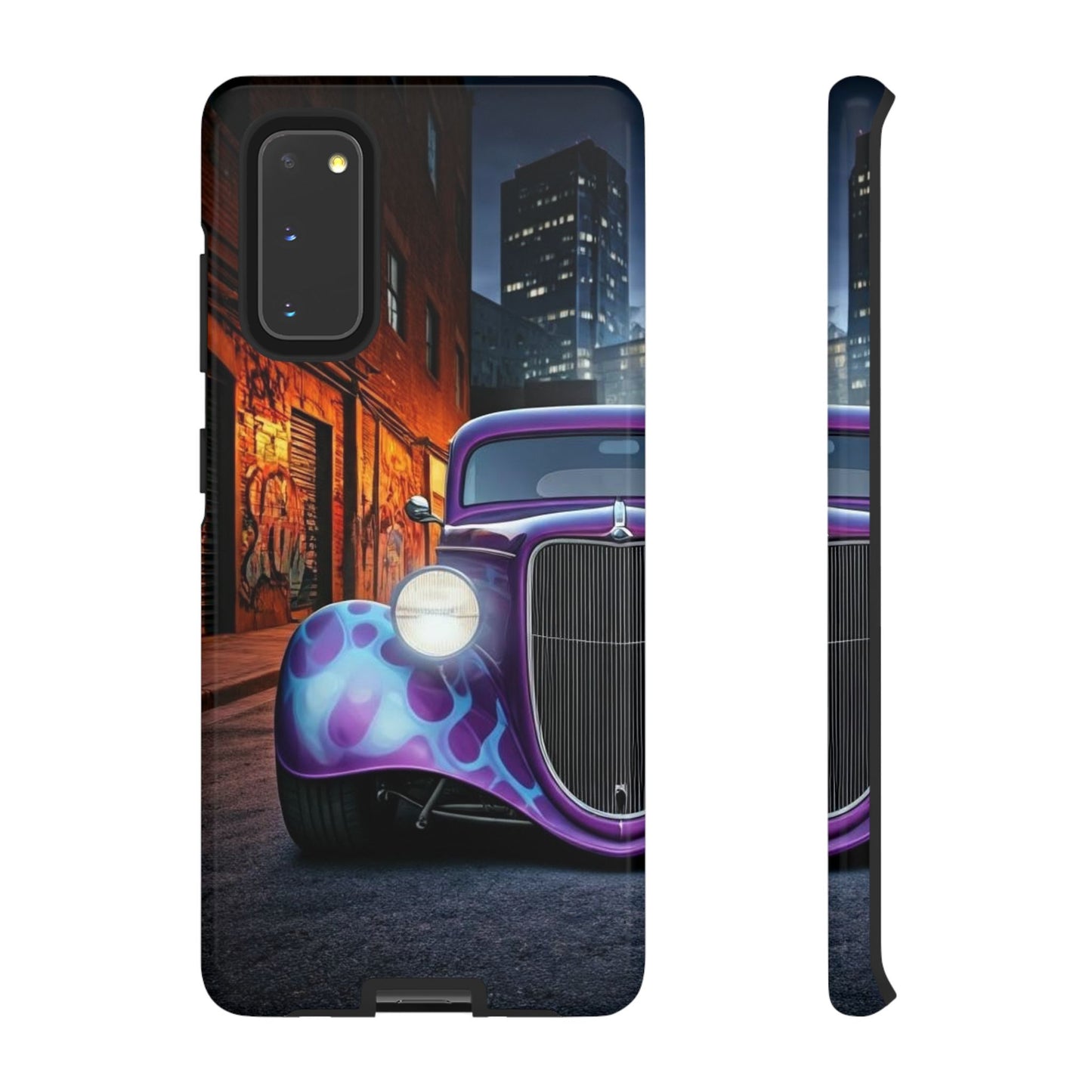 1934 Ford Street Life-Dual Layer Ultra Tough Phone Case Samsung Galaxy S20 Glossy Printify by The Night Shift Automotive Apparel