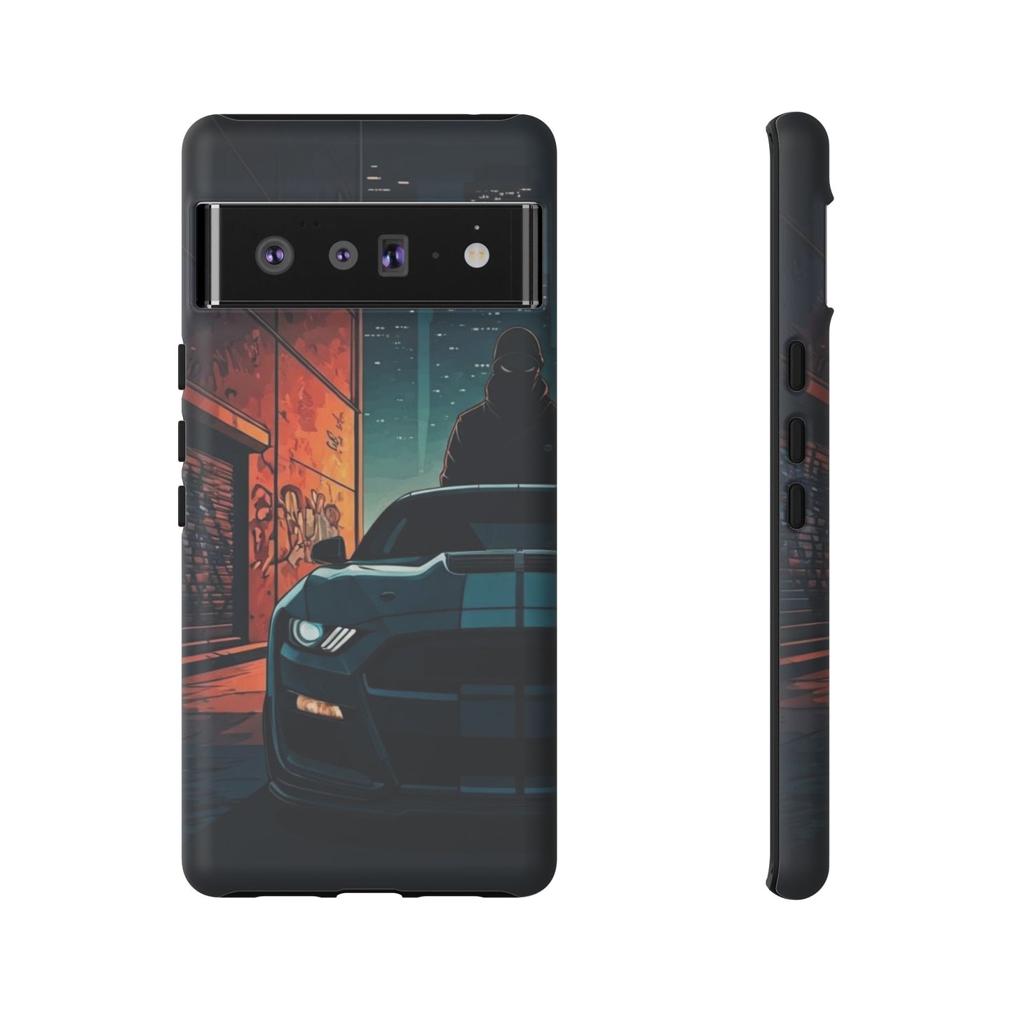 Ford Mustang Shelby GT350 Street Life-Dual Layer Ultra Tough Phone Case Printify by The Night Shift Automotive Apparel