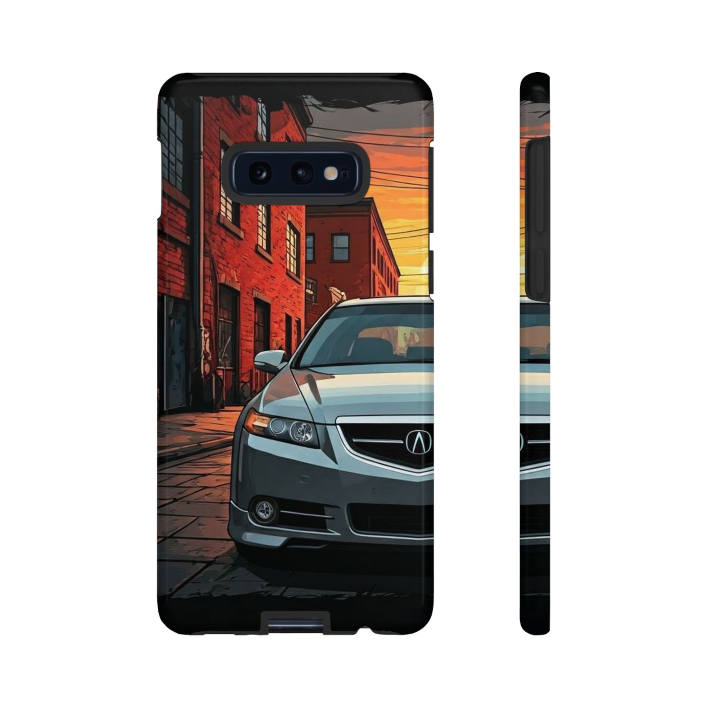 Acura TL Street Life-Dual Layer Ultra Tough Phone Case Samsung Galaxy S10E Glossy Printify by The Night Shift Automotive Apparel