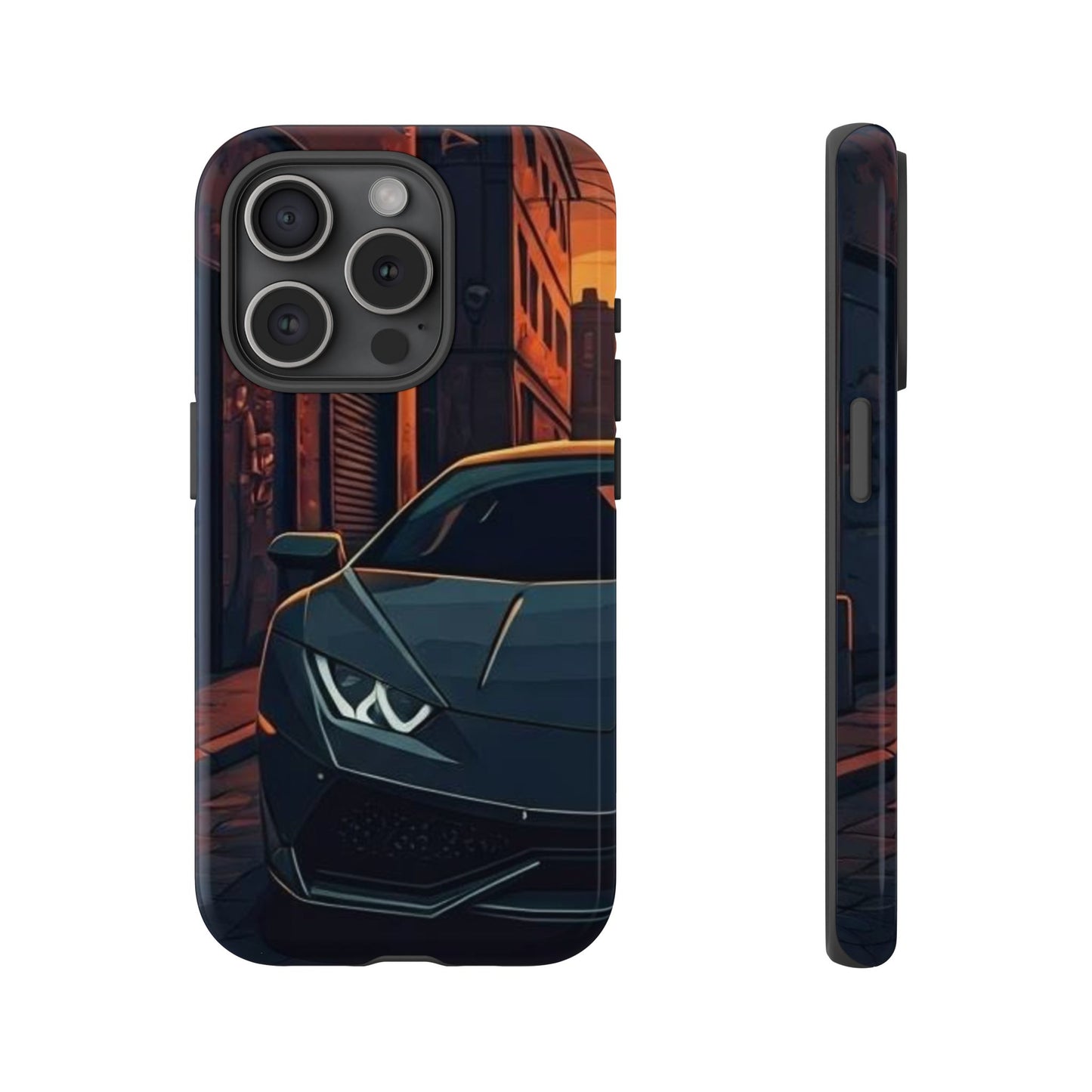 Lamborghini Huracan Street Life-Dual Layer Ultra Tough Phone Case Printify by The Night Shift Automotive Apparel