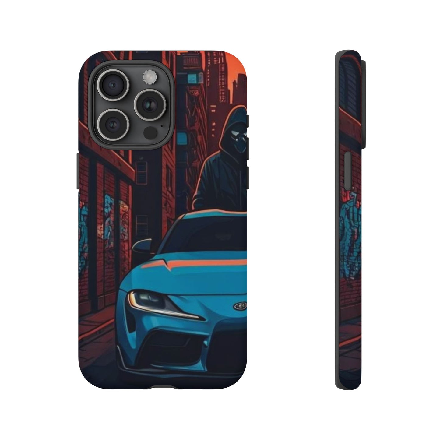 Toyota Supra MK-V Street Life-Dual Layer Ultra Tough Phone Case Printify by The Night Shift Automotive Apparel