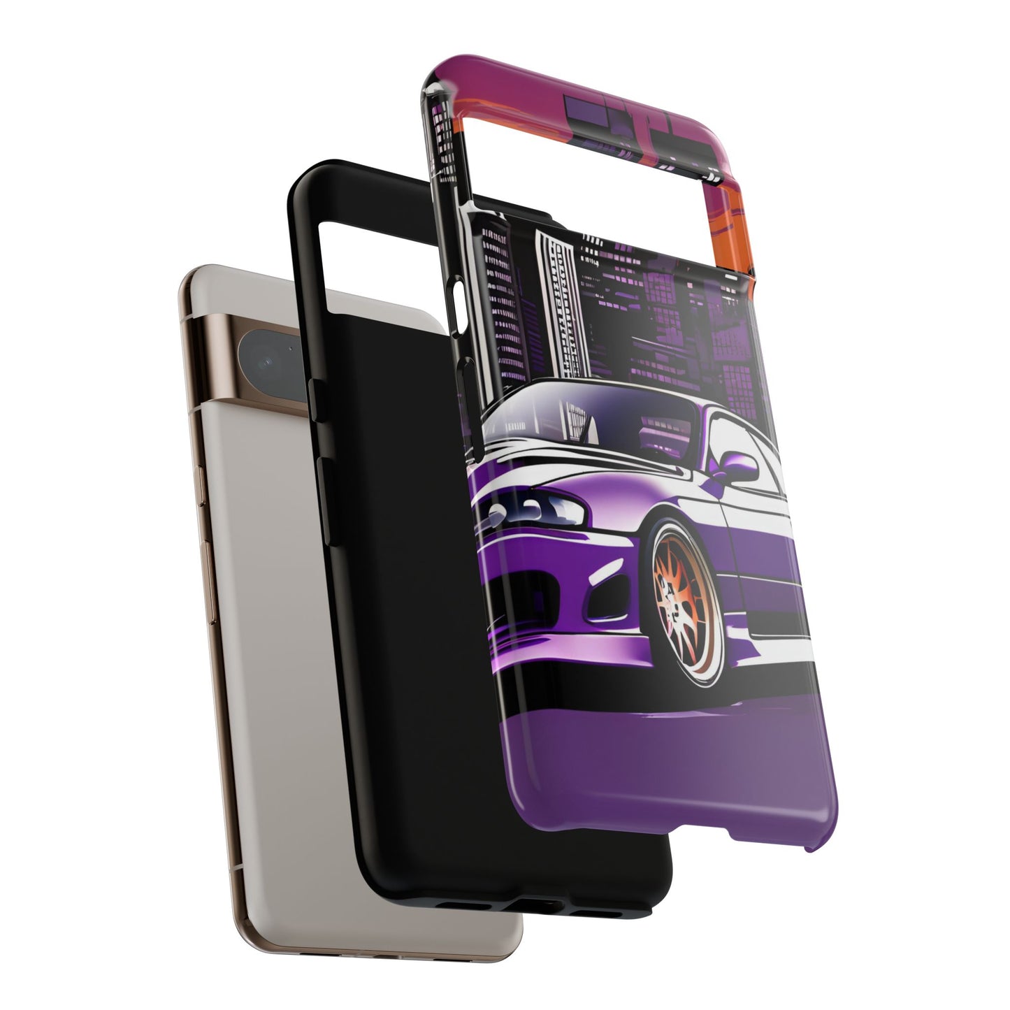 Nissan 240sx S15-Dual Layer Ultra Tough Phone Case Printify by The Night Shift Automotive Apparel