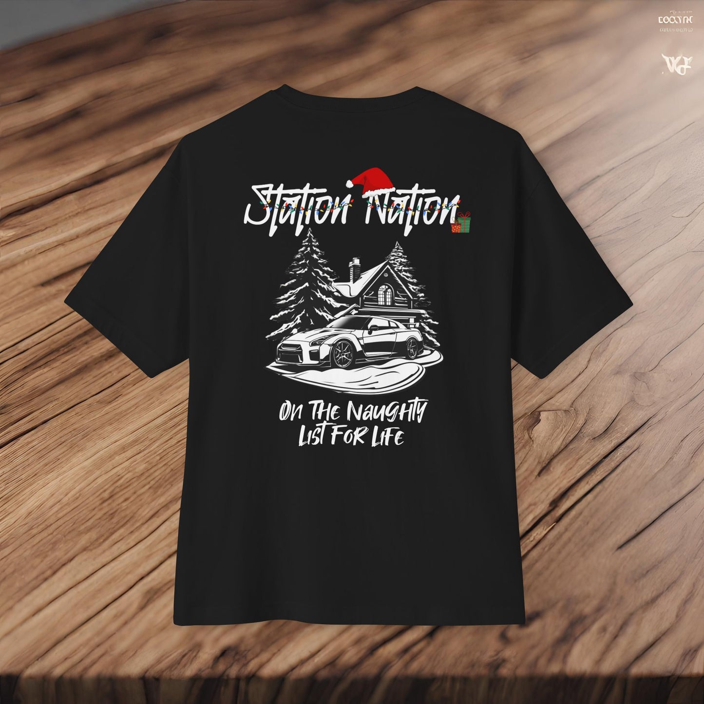 🎄 Christmas Limited Edition Station Nation-Premium, Ultra Soft Unisex Oversized Boxy Tee Printify by The Night Shift Automotive Apparel