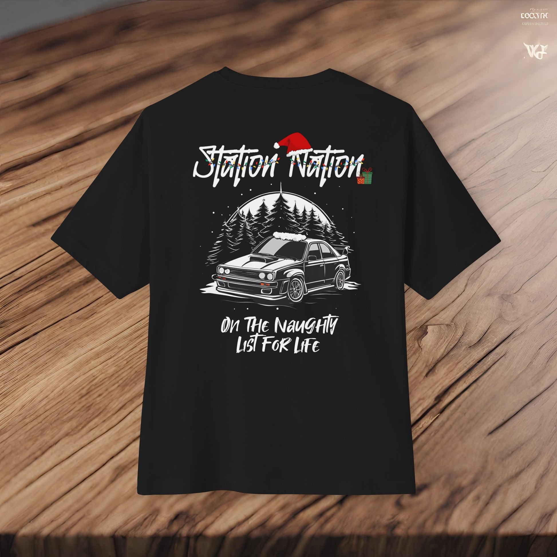🎄 Christmas Limited Edition Station Nation-Premium, Ultra Soft Unisex Oversized Boxy Tee Printify by The Night Shift Automotive Apparel