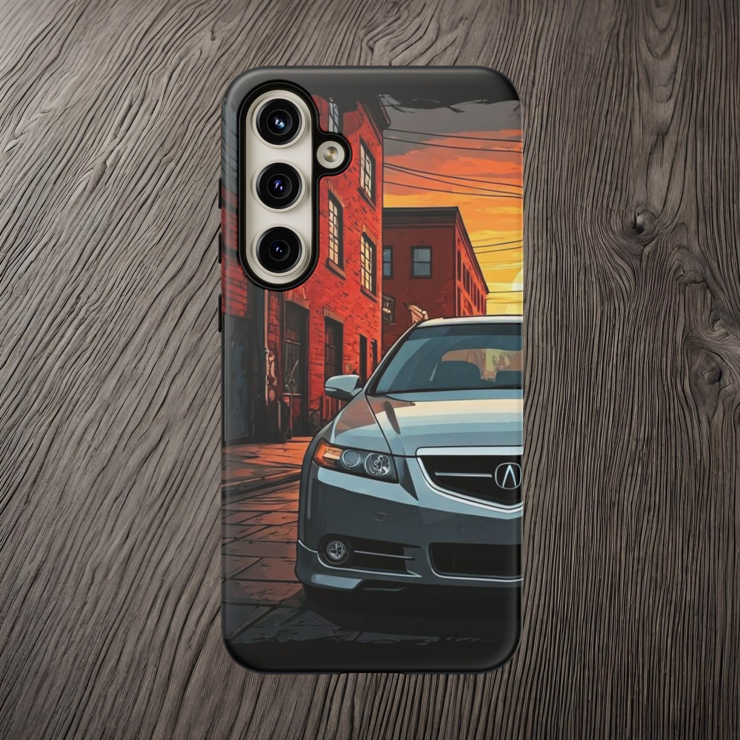 Acura TL Street Life-Dual Layer Ultra Tough Phone Case Samsung Galaxy S24 Plus Matte Printify by The Night Shift Automotive Apparel