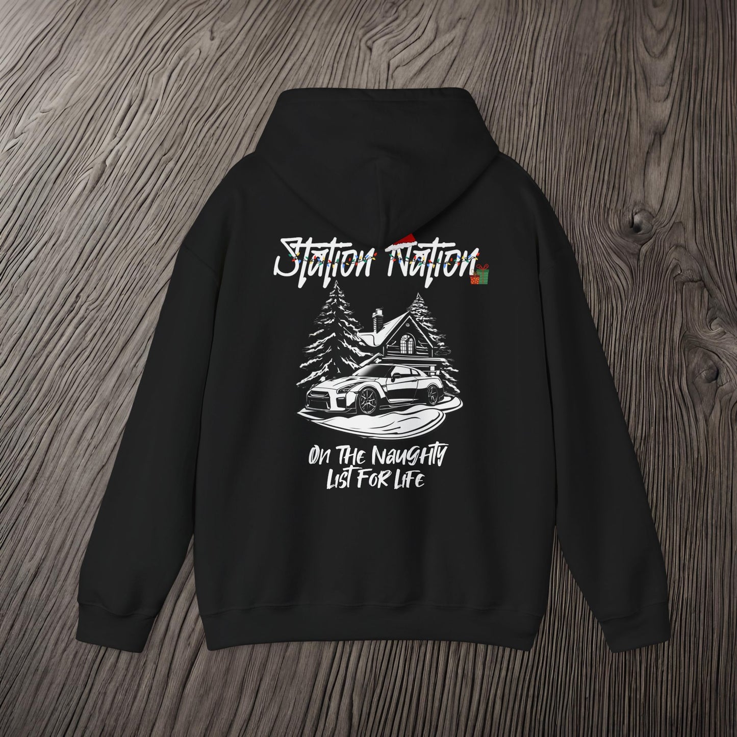 🎁 Christmas Limited Edition Station Nation-Ultra Soft, Premium Hoodie Printify by The Night Shift Automotive Apparel