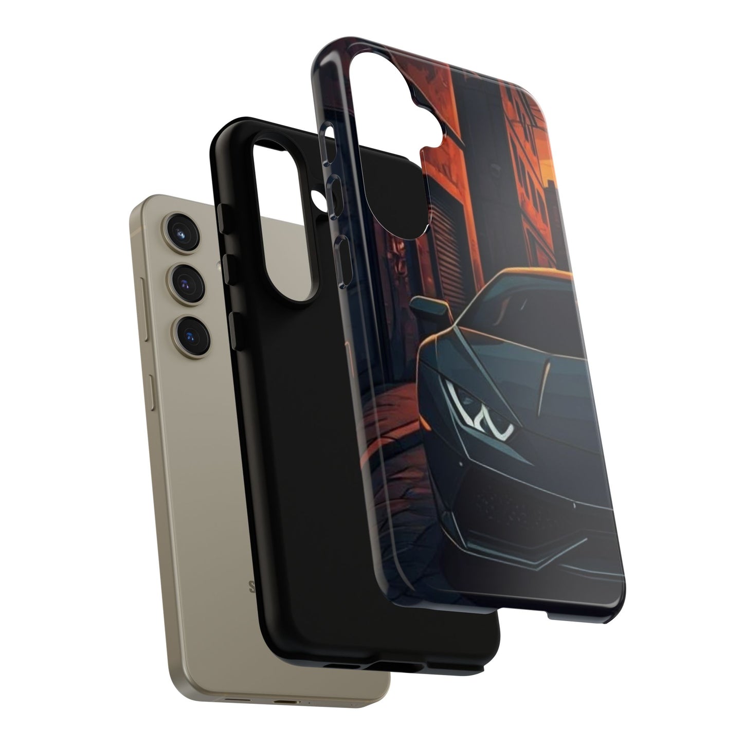 Lamborghini Huracan Street Life-Dual Layer Ultra Tough Phone Case Printify by The Night Shift Automotive Apparel