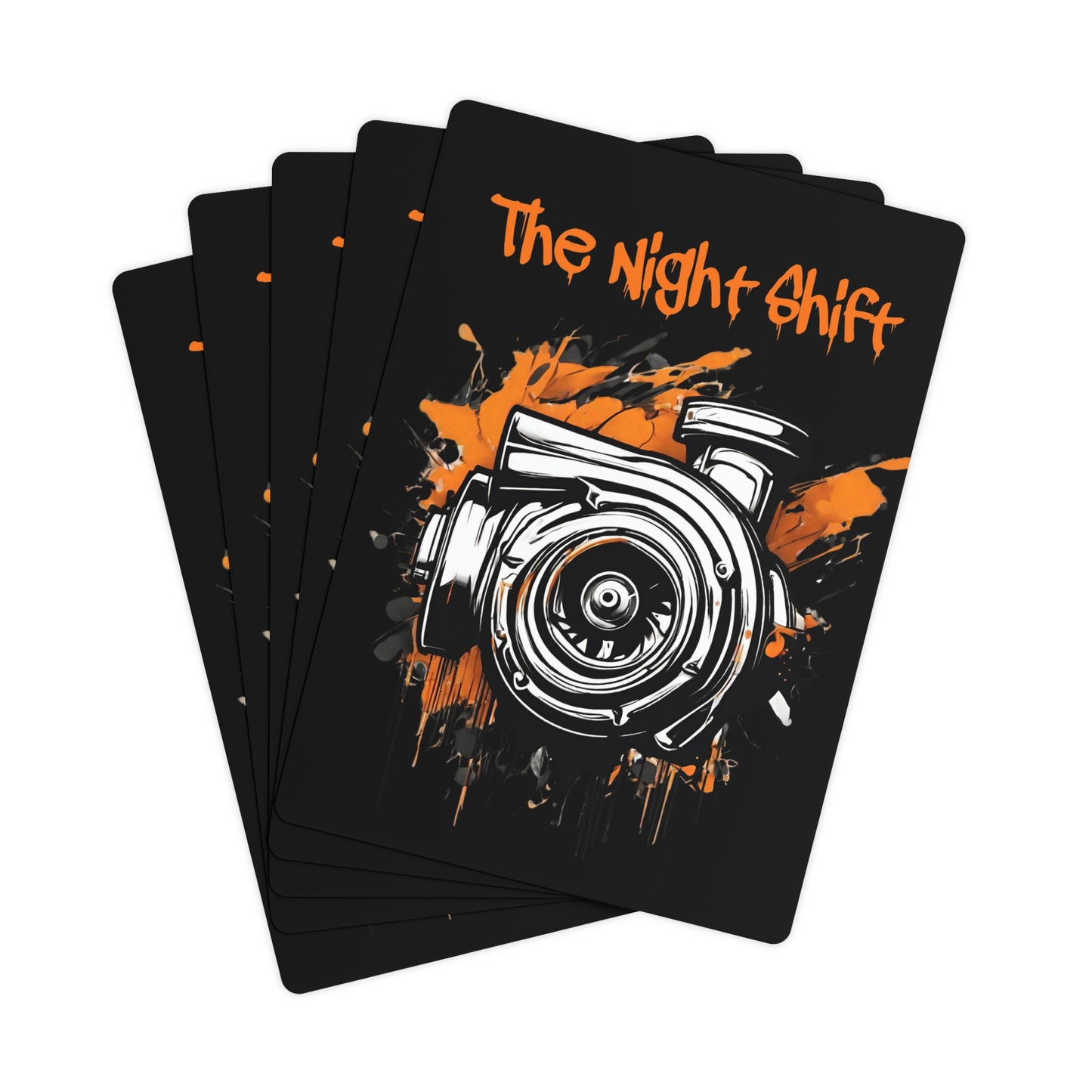Poker Cards Printify by The Night Shift Automotive Apparel