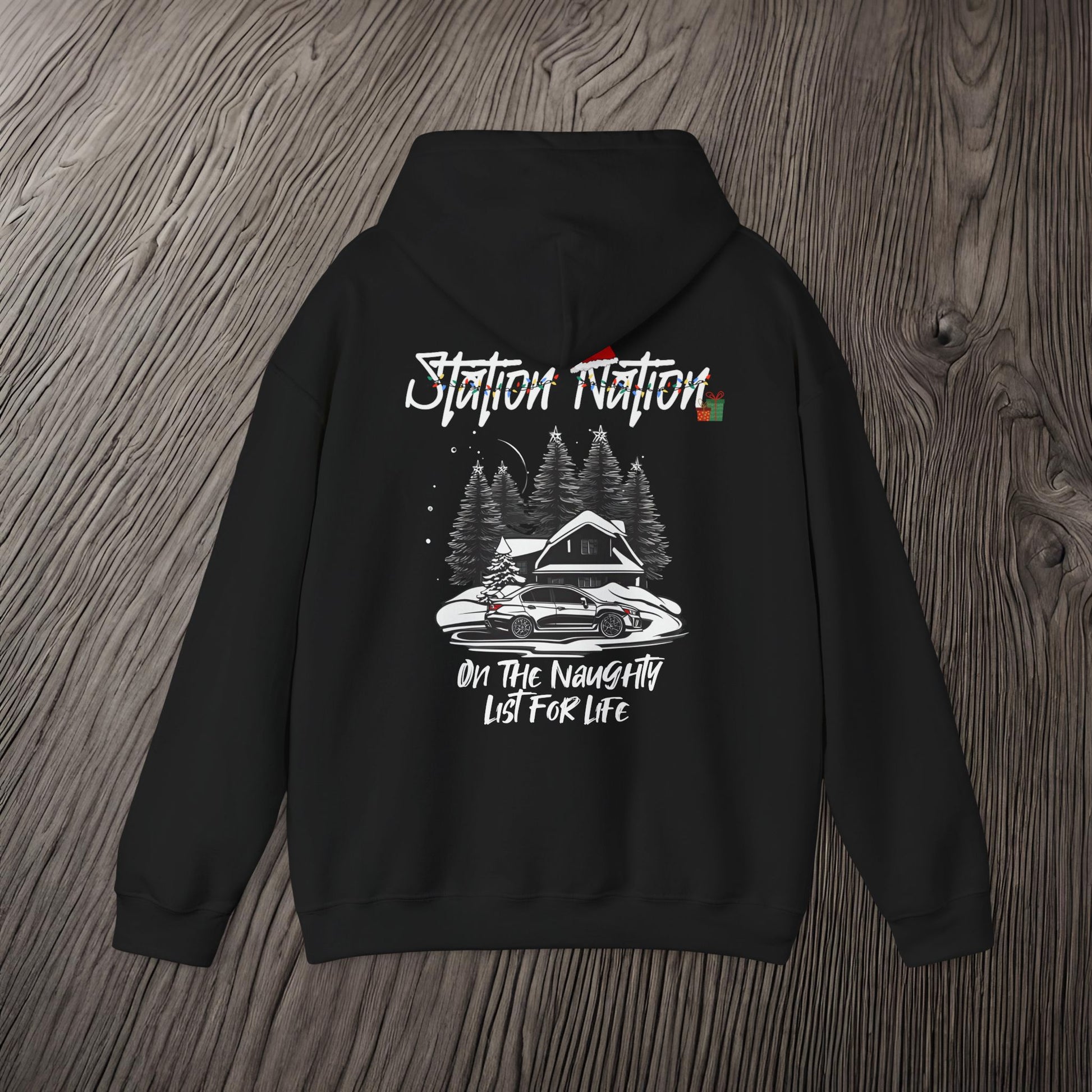 🎁 Christmas Limited Edition Station Nation-Ultra Soft, Premium Hoodie Printify by The Night Shift Automotive Apparel