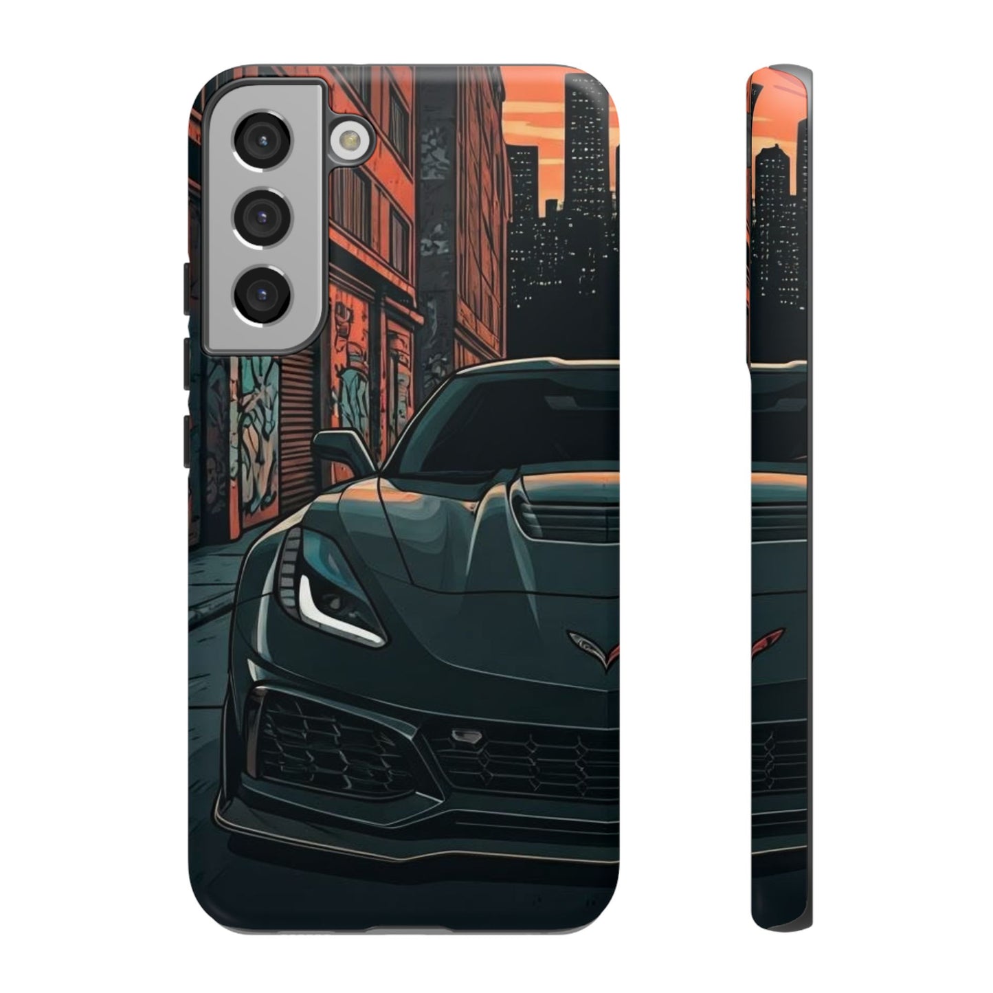 Chevy Corvette C7 Street Life-Dual Layer Ultra Tough Phone Case Printify by The Night Shift Automotive Apparel
