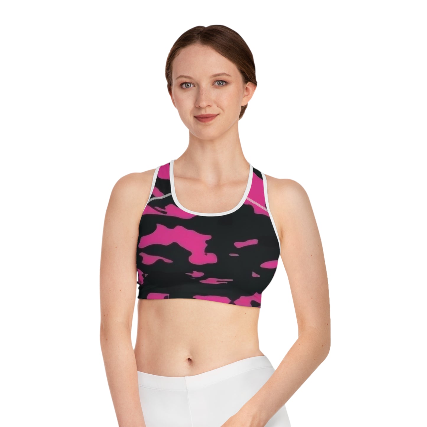 Women's Sports Bra Printify by The Night Shift Automotive Apparel