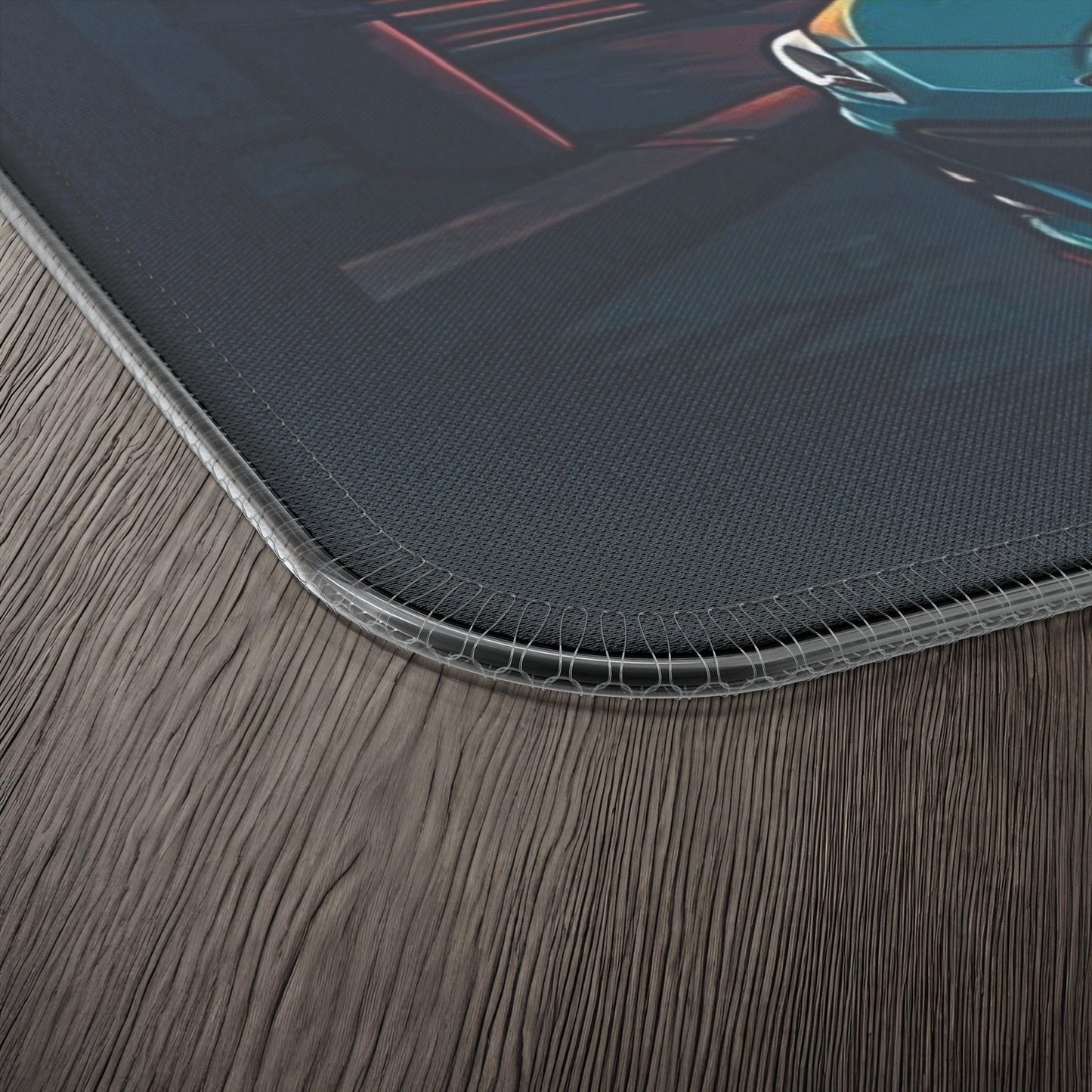 Subaru BRZ Street Life-LED Gaming Mouse Pad with Wireless Charging Printify by The Night Shift Automotive Apparel