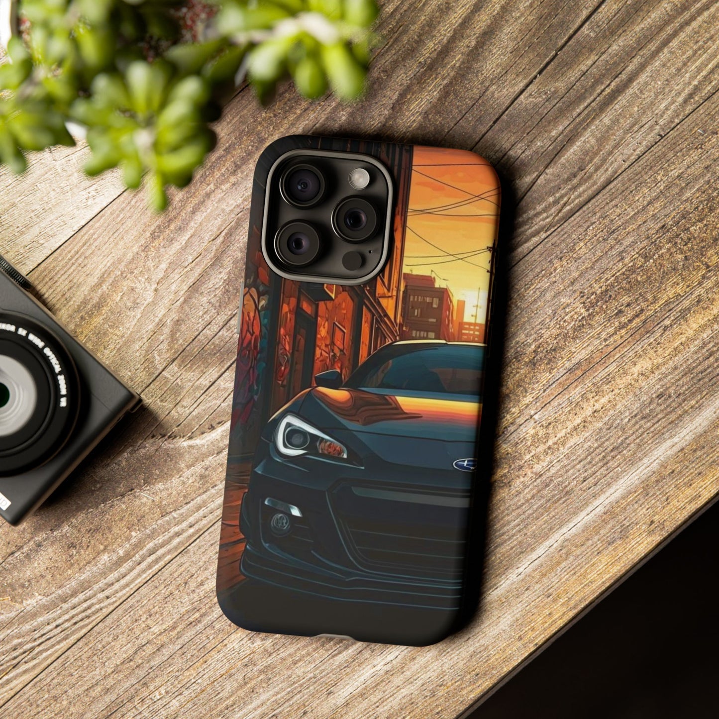 Subaru BRZ Street Life-Dual Layer Ultra Tough Phone Case iPhone 15 Pro Max Matte Printify by The Night Shift Automotive Apparel