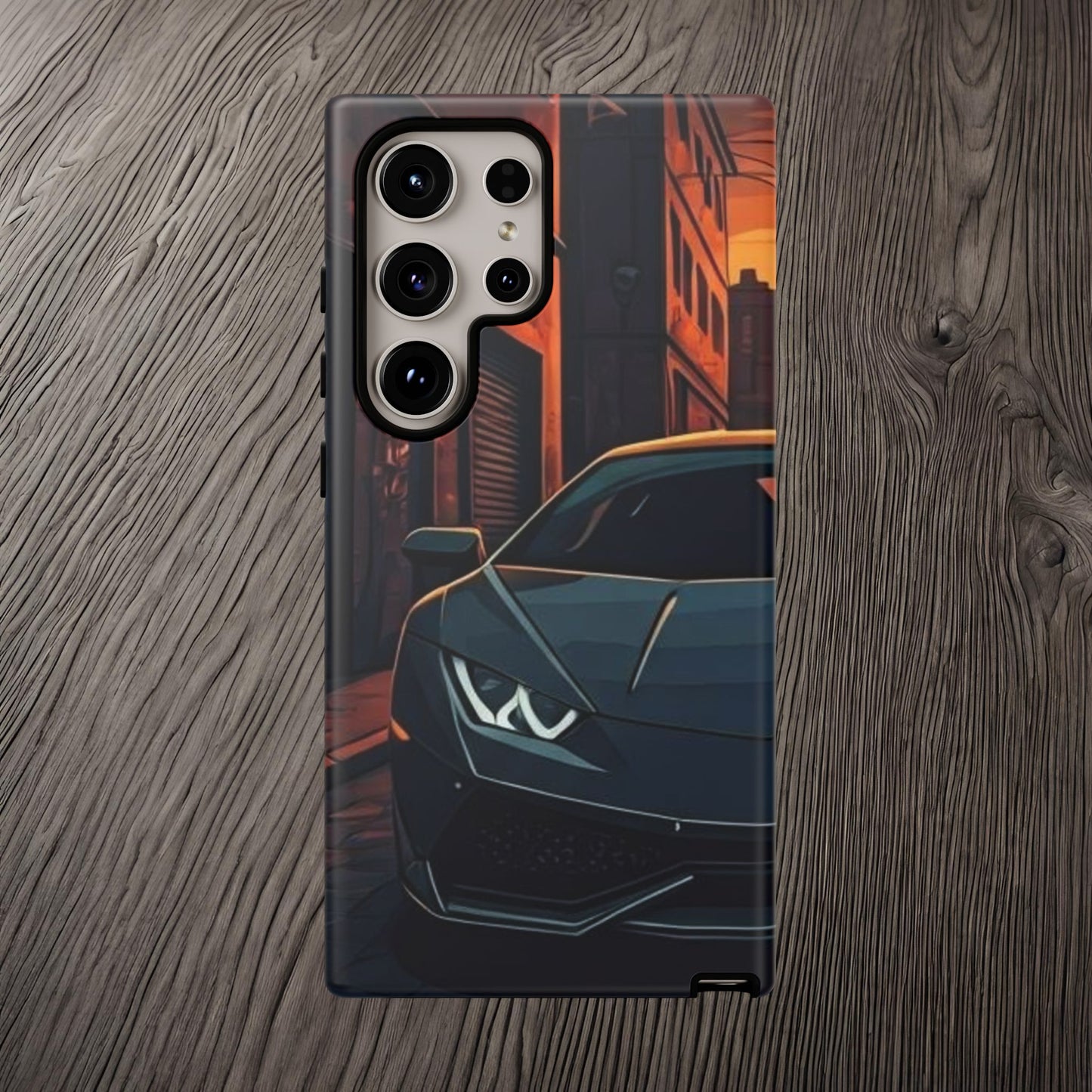 Lamborghini Huracan Street Life-Dual Layer Ultra Tough Phone Case Samsung Galaxy S24 Ultra Matte Printify by The Night Shift Automotive Apparel