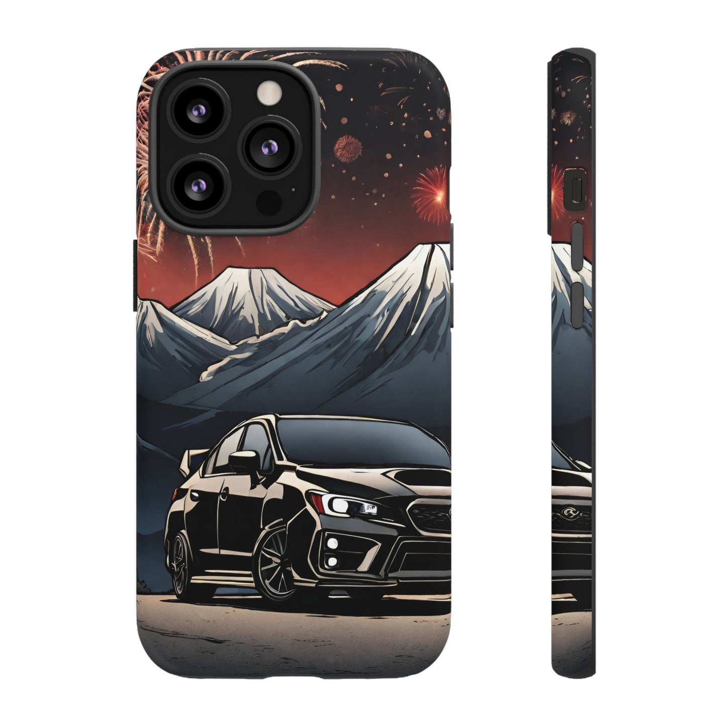 Subaru WRX/STI Fireworks-Dual Layer Ultra Tough Phone Case Printify by The Night Shift Automotive Apparel