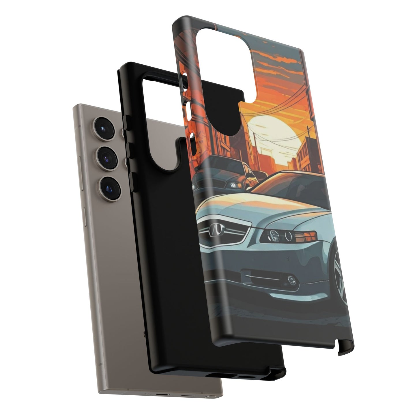 Acura TL Street Life-Dual Layer Ultra Tough Phone Case Printify by The Night Shift Automotive Apparel