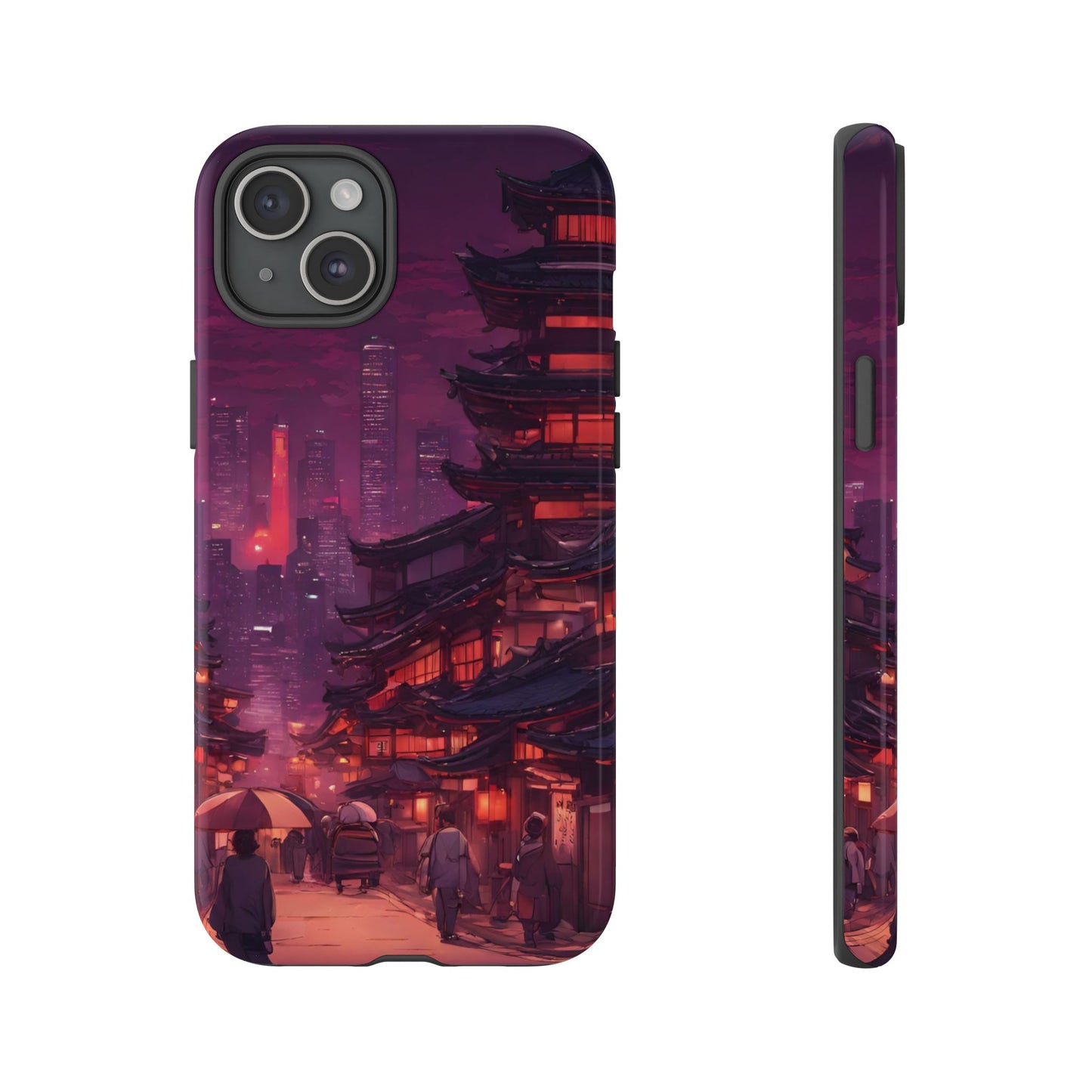 Traditional Japanese Village Countryside-Dual Layer Ultra Tough Phone Case Printify by The Night Shift Automotive Apparel