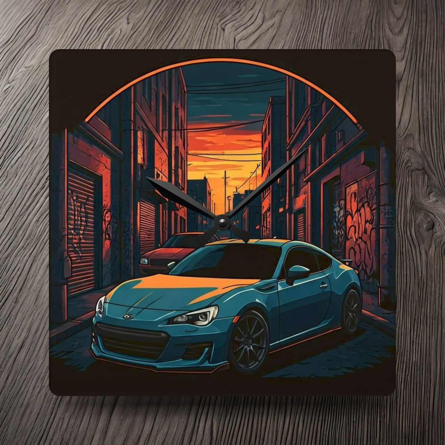 Toyota GT86 Street Life-Acrylic Wall Clock